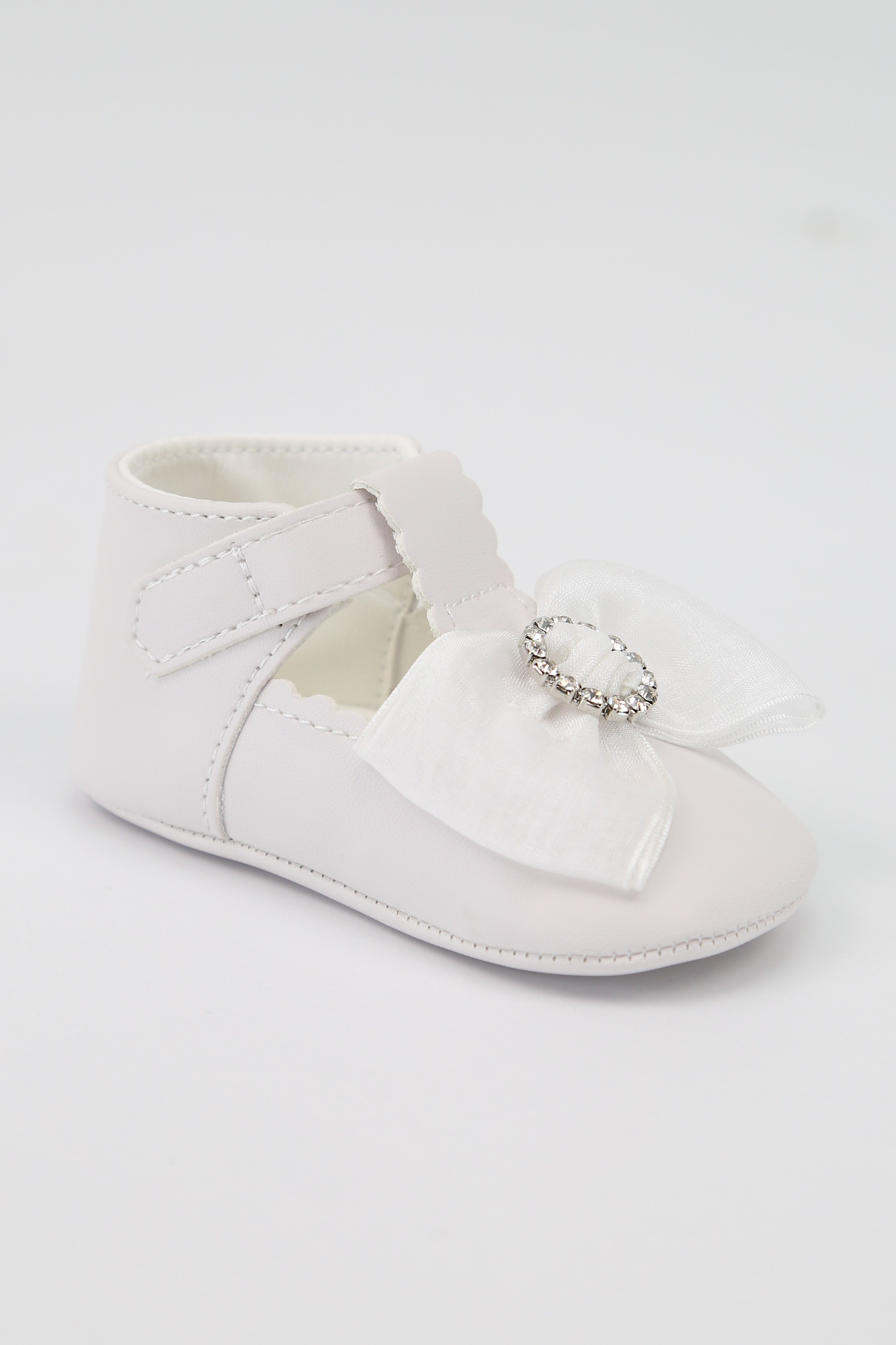 Baby Girls Rhinestones Christening Shoes - MILLIE