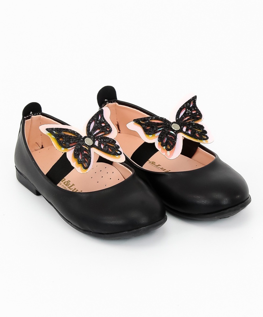 Mädchen Ballerina-Schuhe mit Schmetterlingsriemen