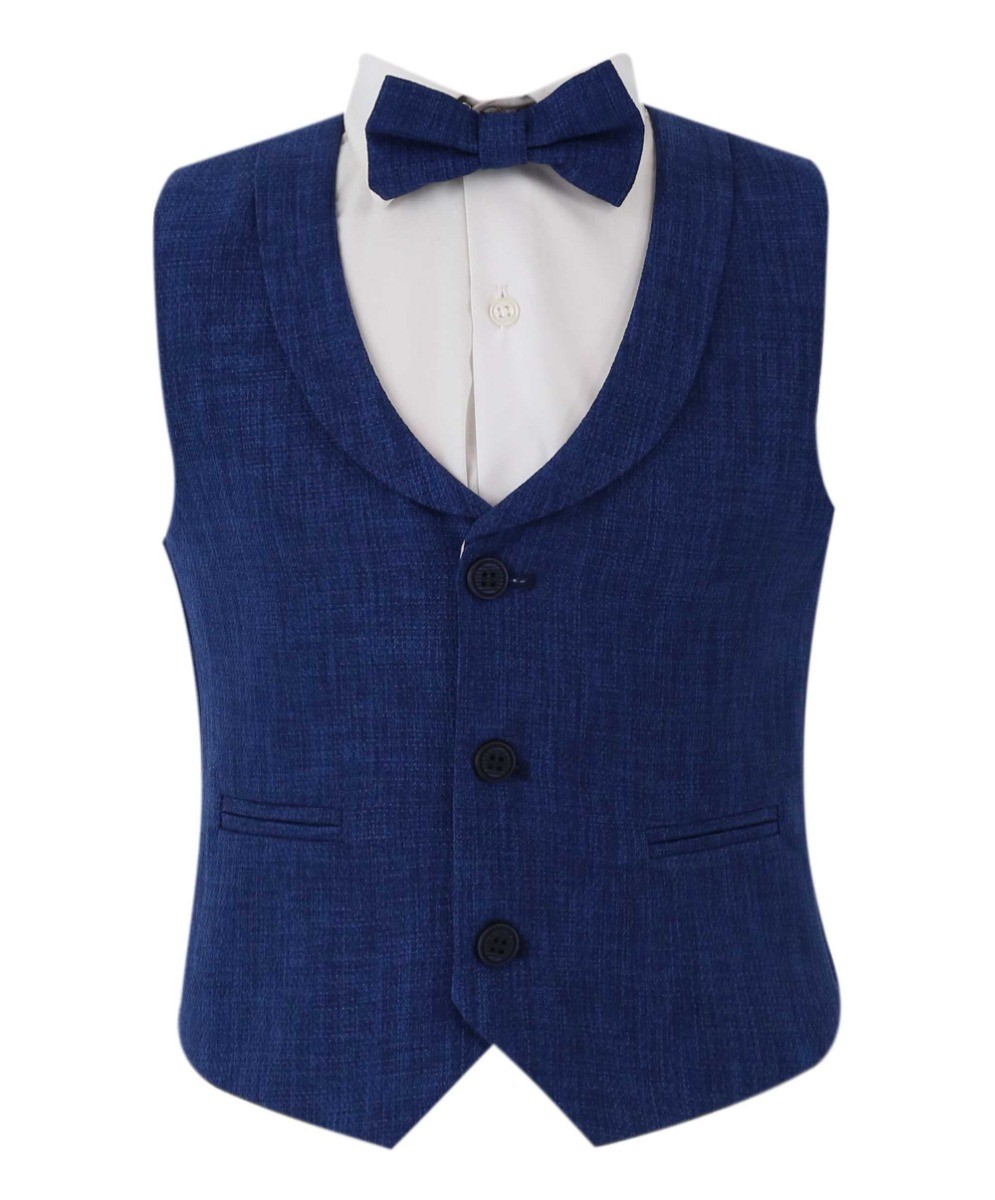 Boys Single-Breasted Vest Set - POLPERRO