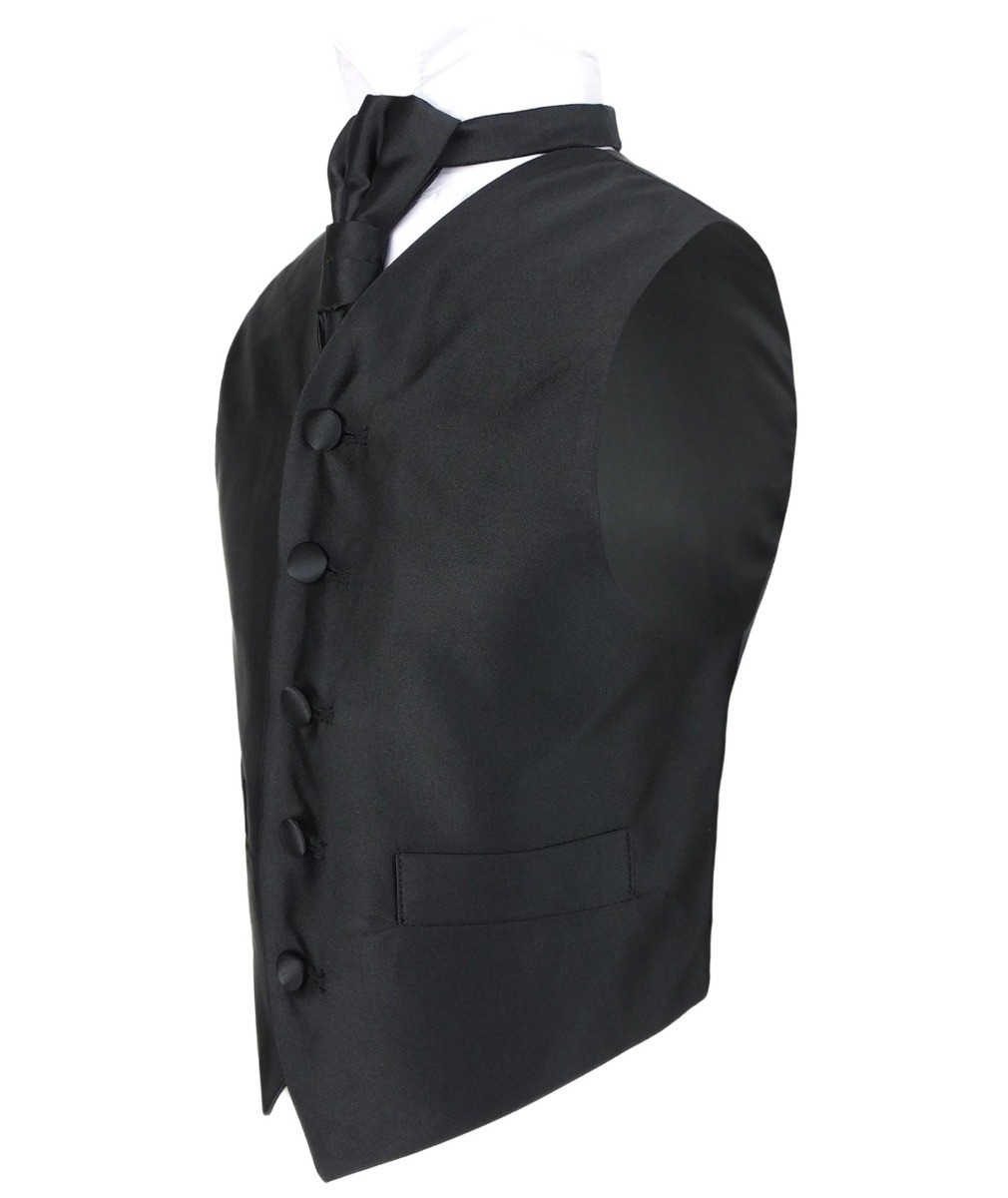 Ensemble Gilet Satin & Cravate pour Garçons