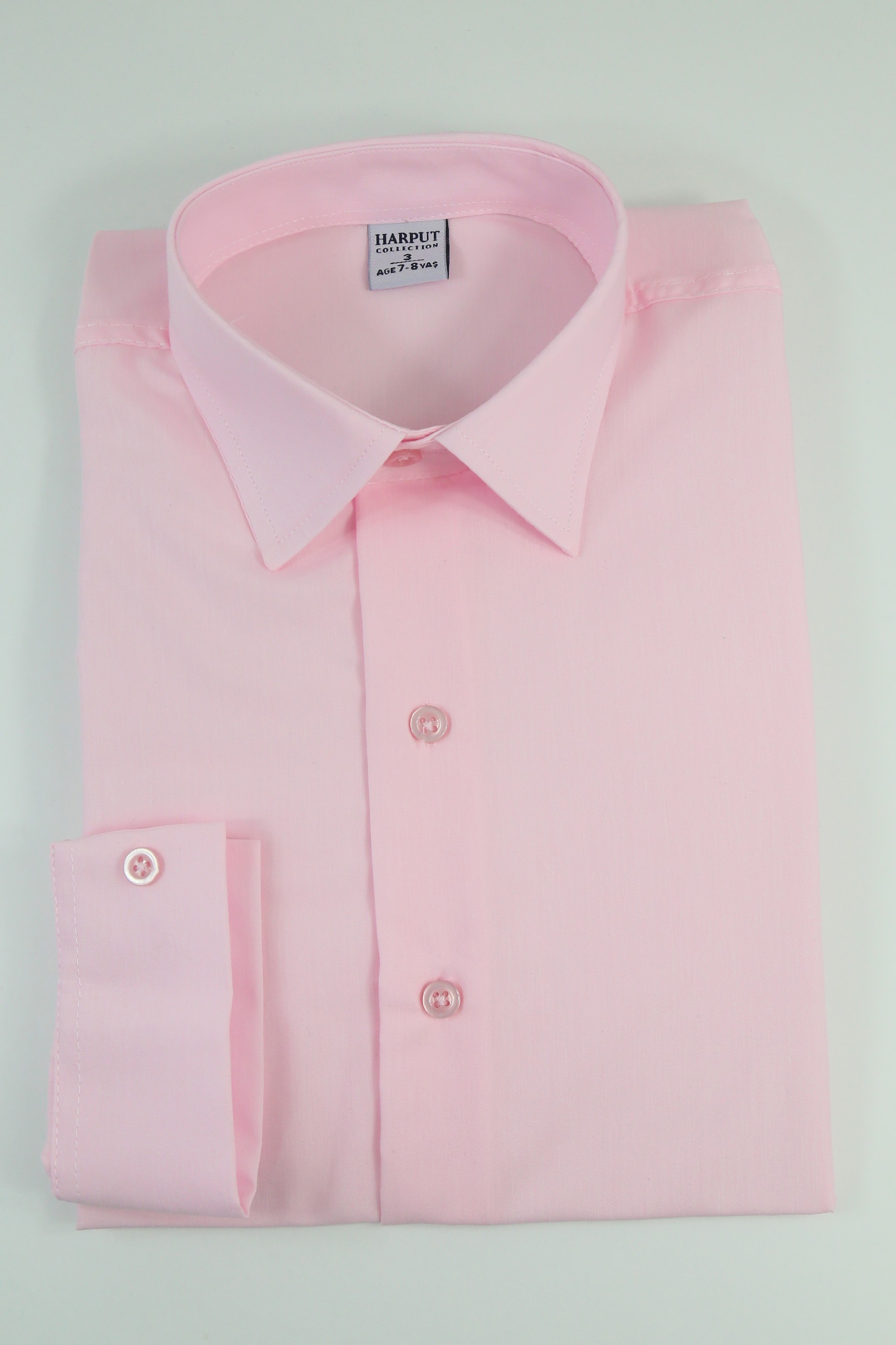 Chemise de Cérémonie à Col Classique pour Garçons - Harput - Rose