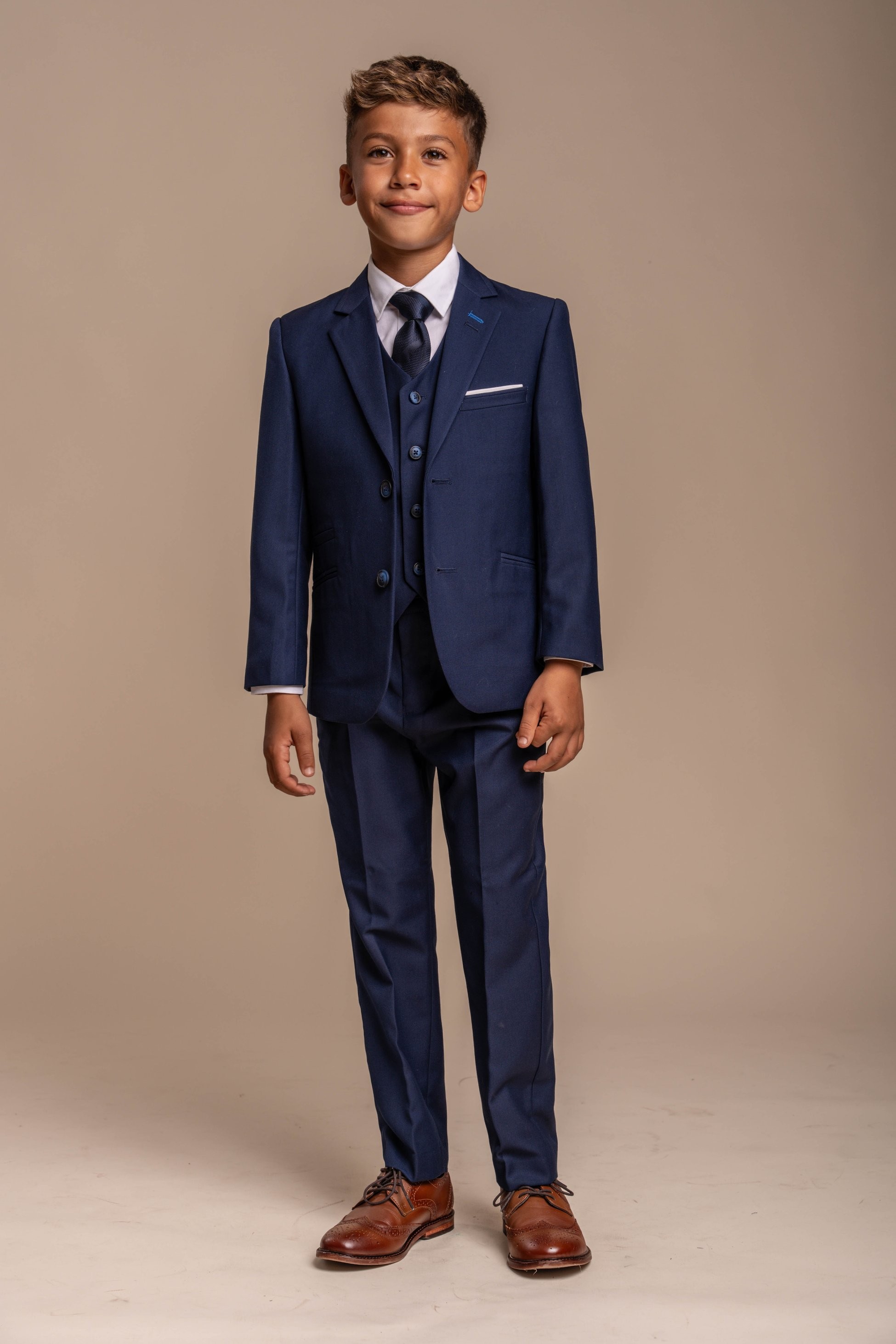 Cavani Ford Blue Wedding 3 Piece Suit Slim Fit