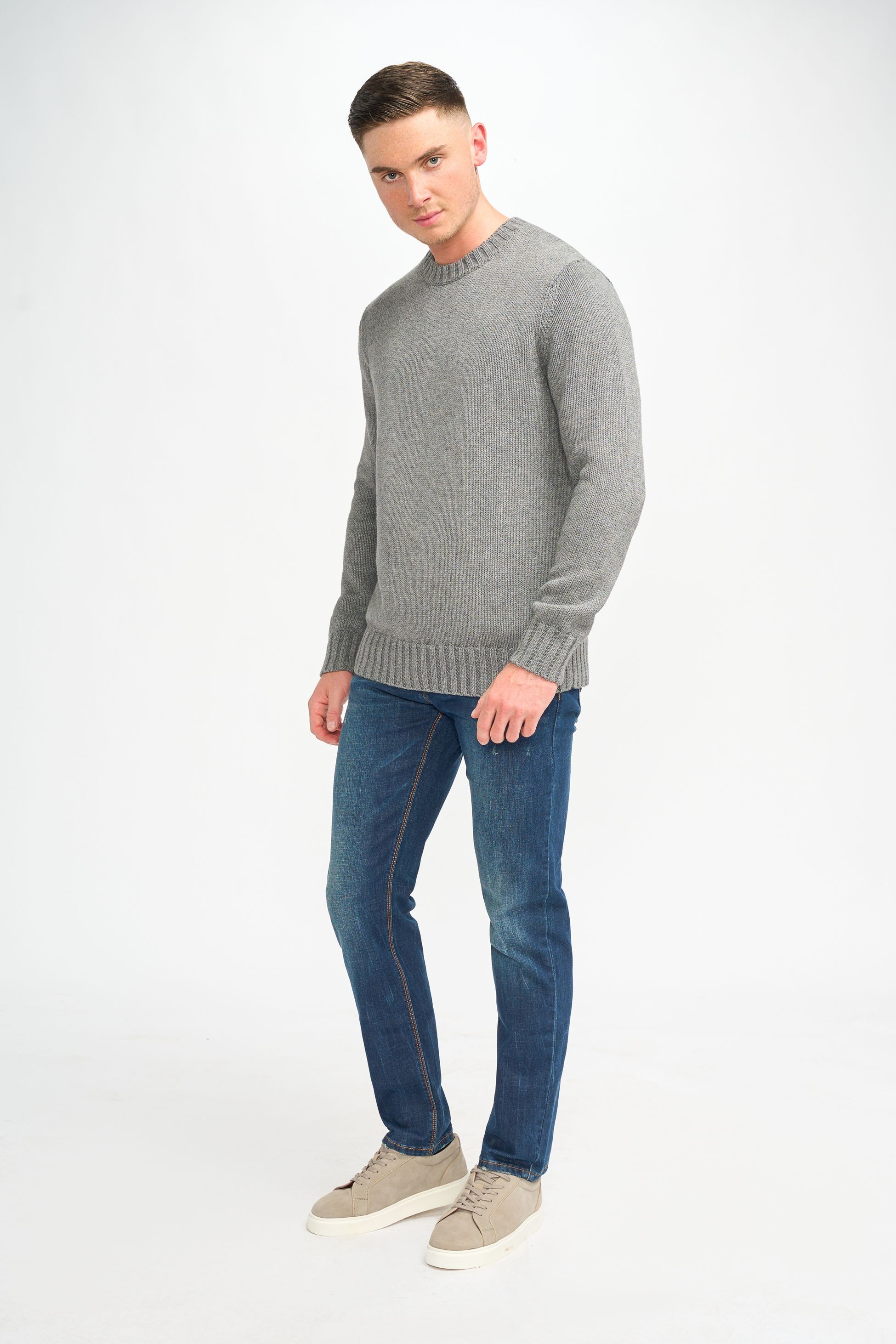 Men’s Classic Knit Pullover Jumper - FARREL