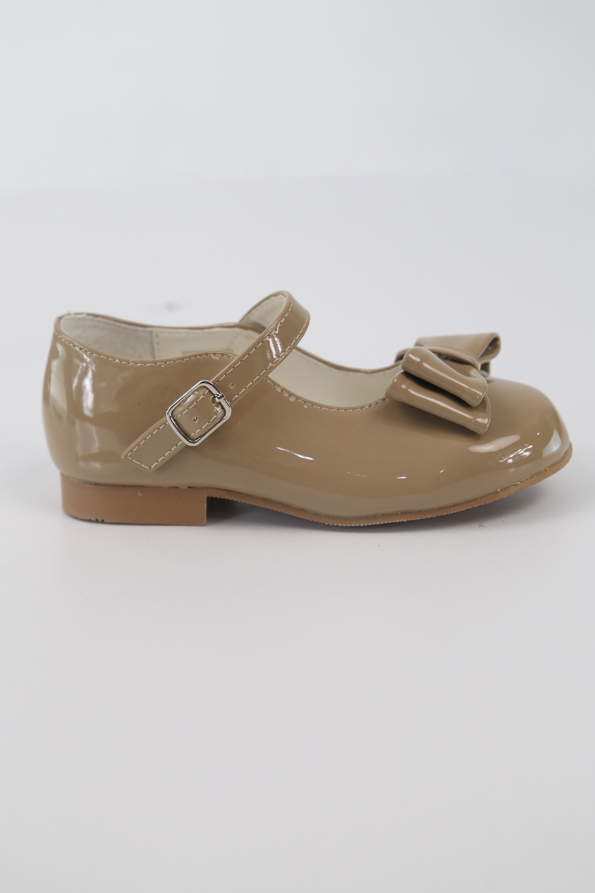 Girls Patent Mary Jane Shoes with Bow – LIYA