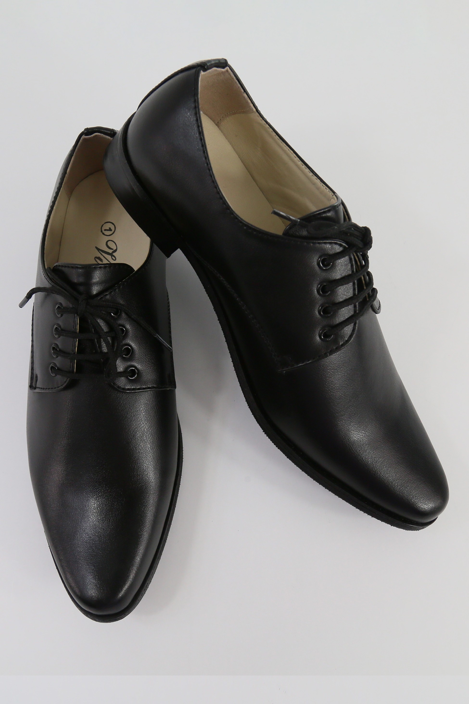 Chaussures Derby en Cuir Mat pour Garçons - GEORGE