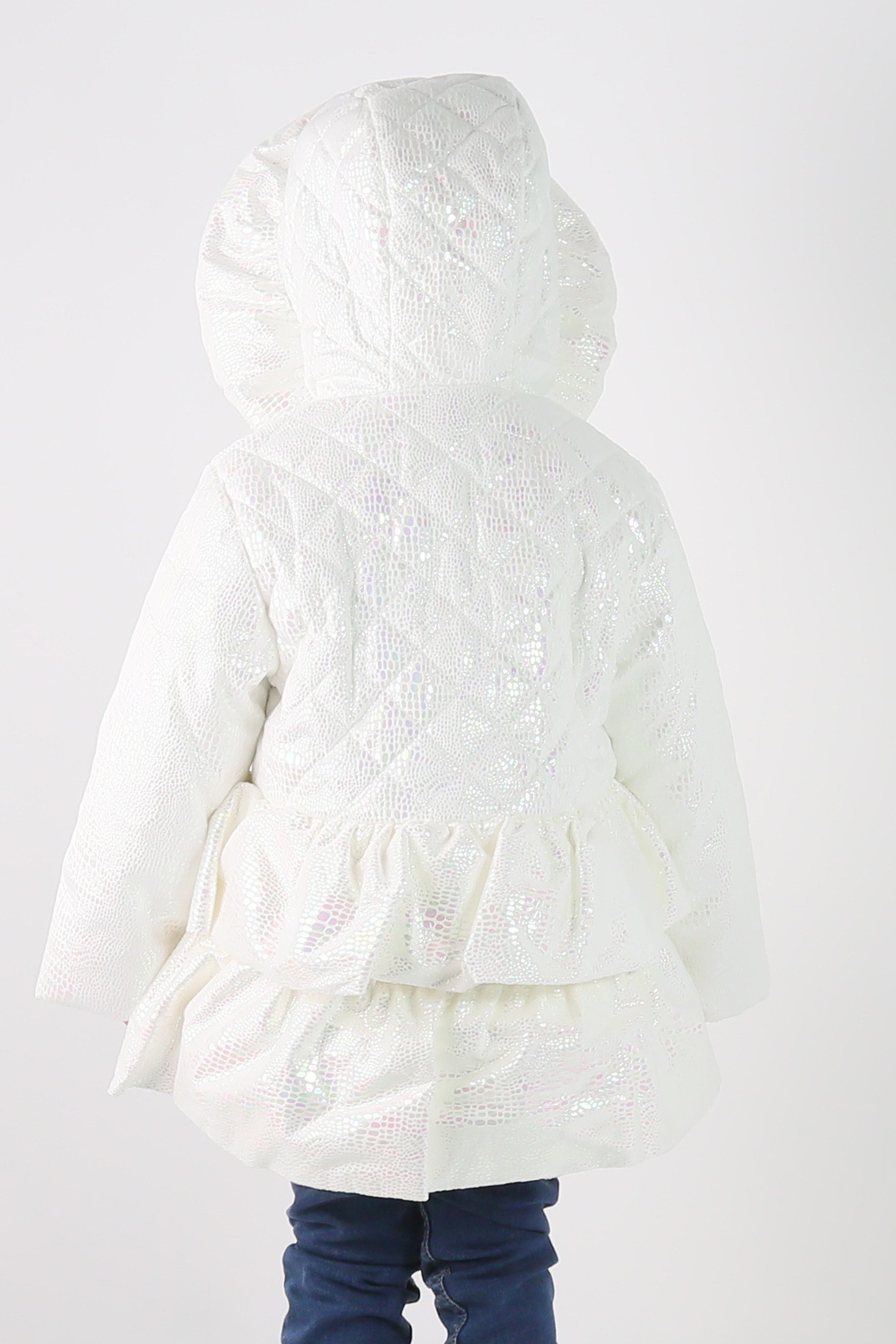 Manteau Matelassé à Capuche Irisé pour Bébé & Filles - SCARLET