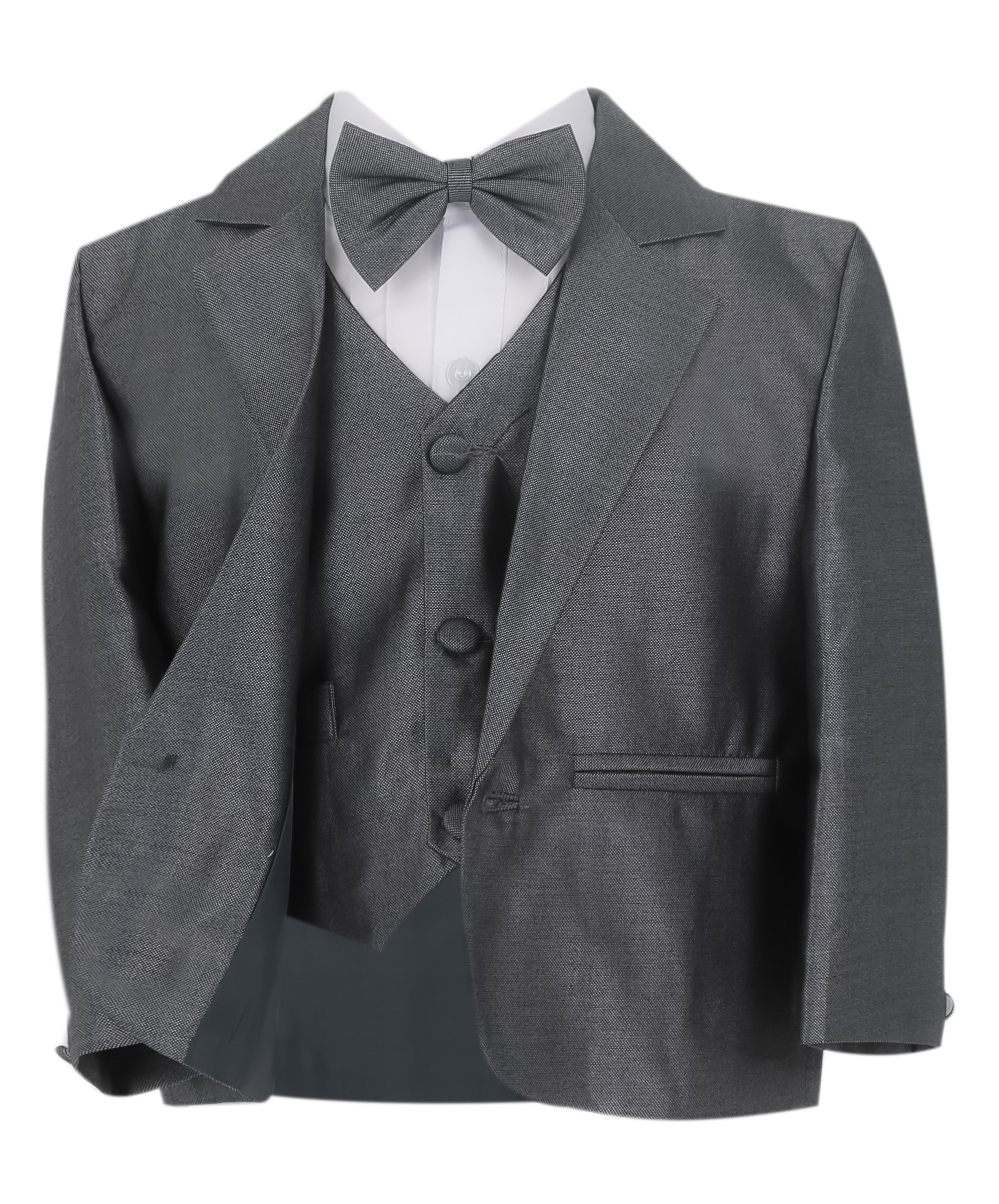 Baby Boy Formal Suit All in One Set - Silver Grey
