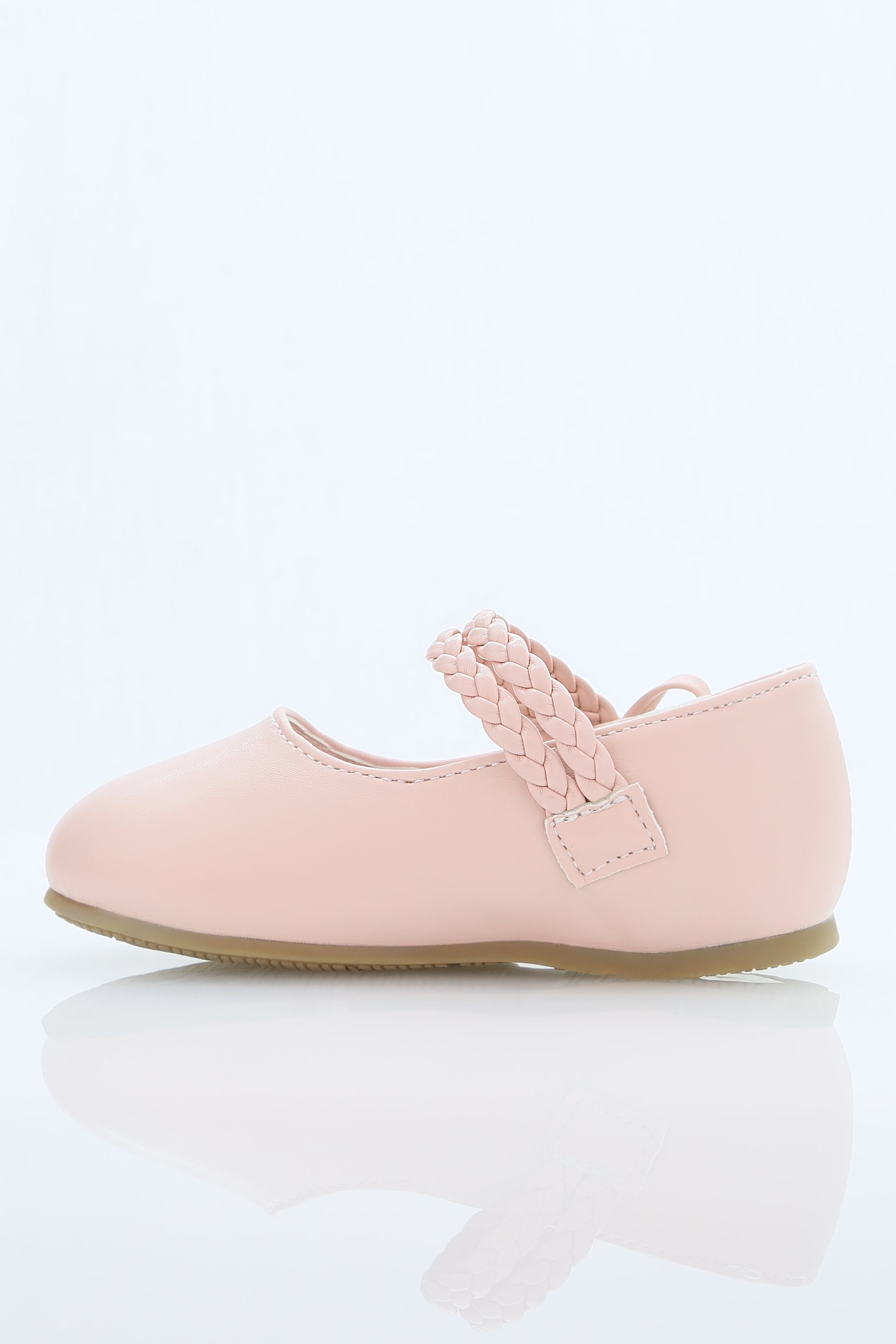 Petites chaussures Mary Jane pour petites filles avec bride tressée et nœud - OPHELIA