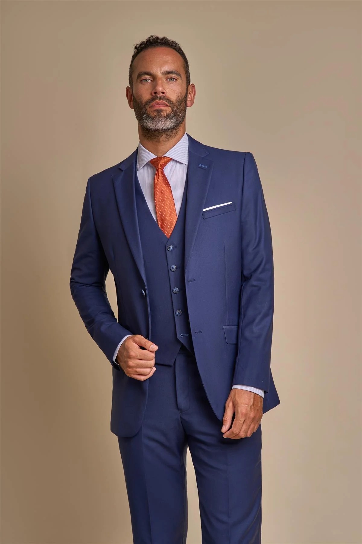 Men's Slim Fit Suit Jacket - JEFFERSON Navy