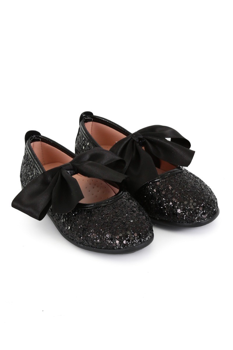 Girls Sequin Ballerina Flat Pumps - LOLA