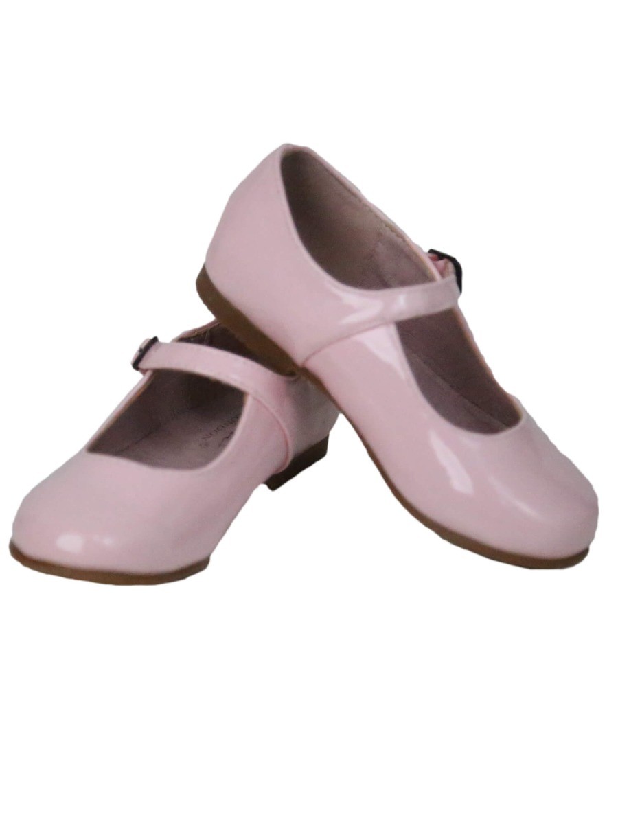 Girls Patent Mary Jane Shoes - Pink
