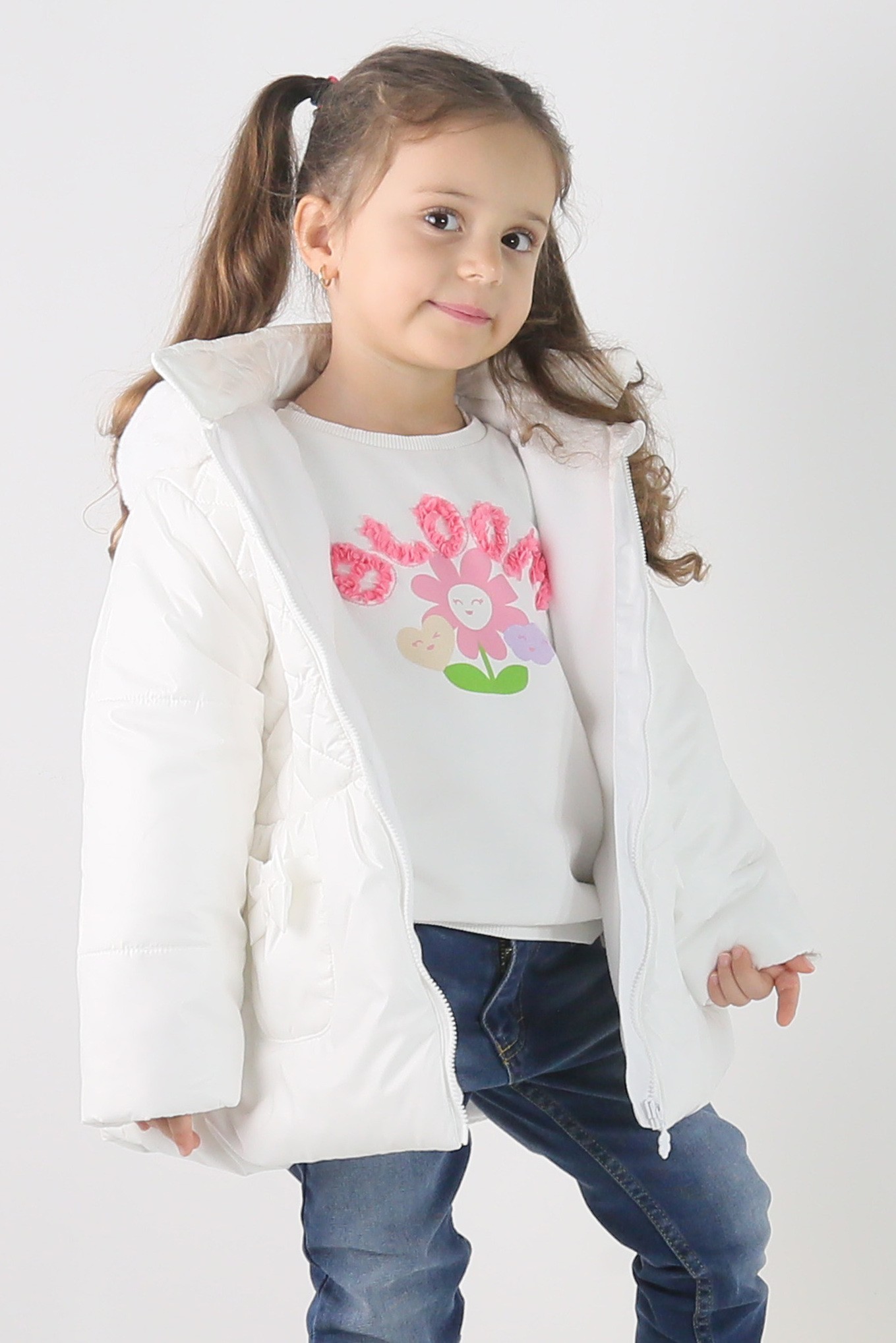 Manteau Matelassé à Capuche pour Bébé & Filles - SASHA