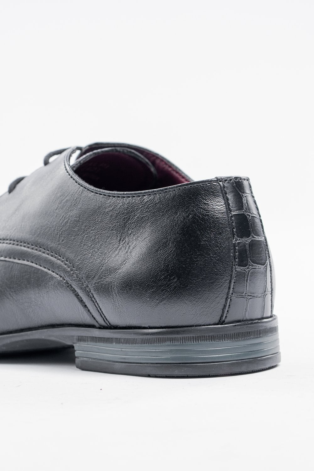 Mocassins classiques noirs à enfiler pour hommes - RENO