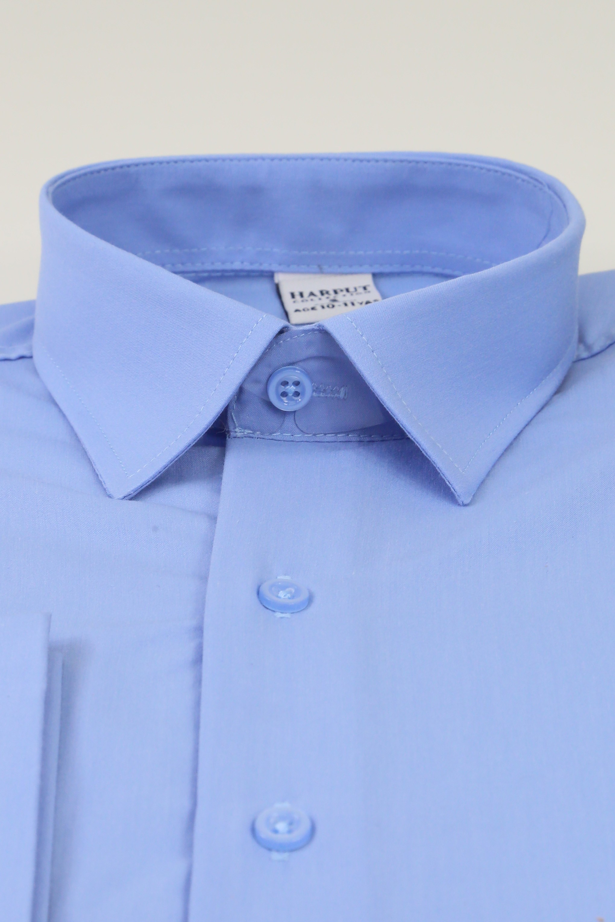 Boys Classic Collar Dress Shirt - Harput - Blau