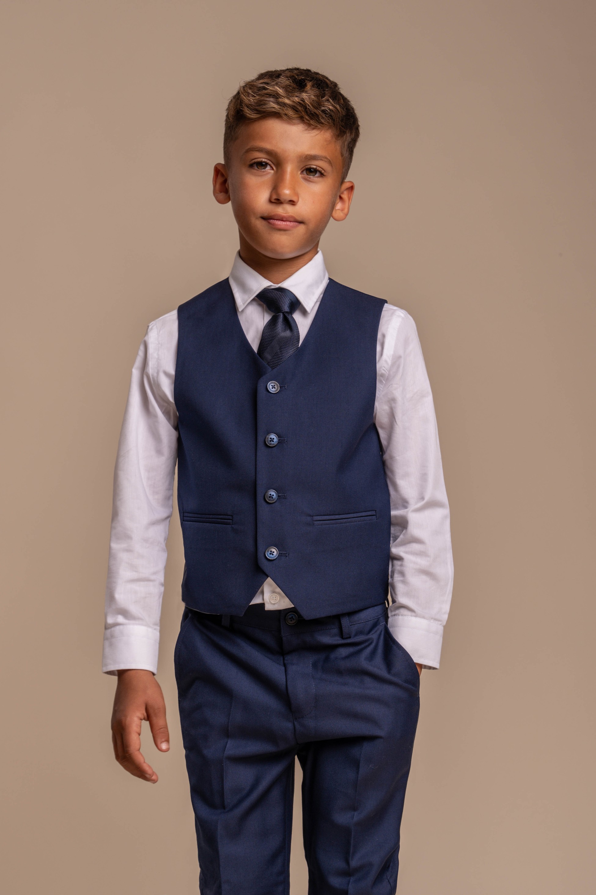 Boys Slim Fit Formal Suit - JEFFERSON Navy