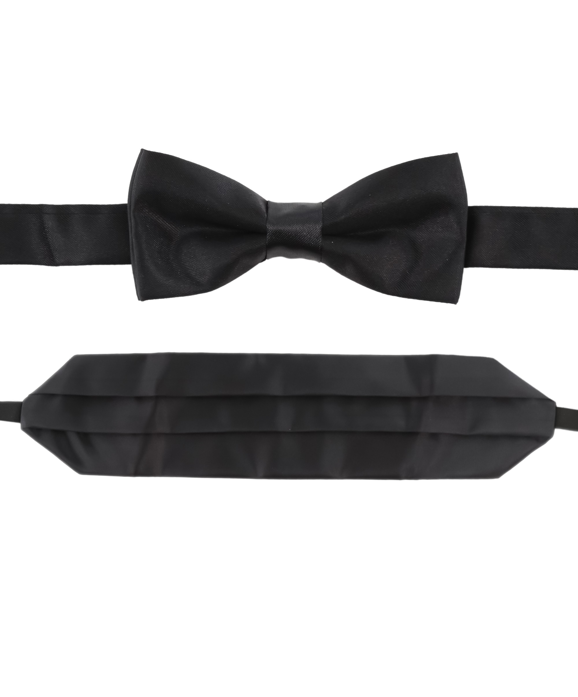 Jungen Satin Kummerbund & Fliege Set