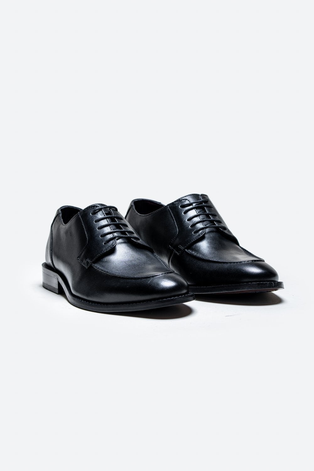 Men's Derby Lace Up Formal Shoes -BERLIN - Black