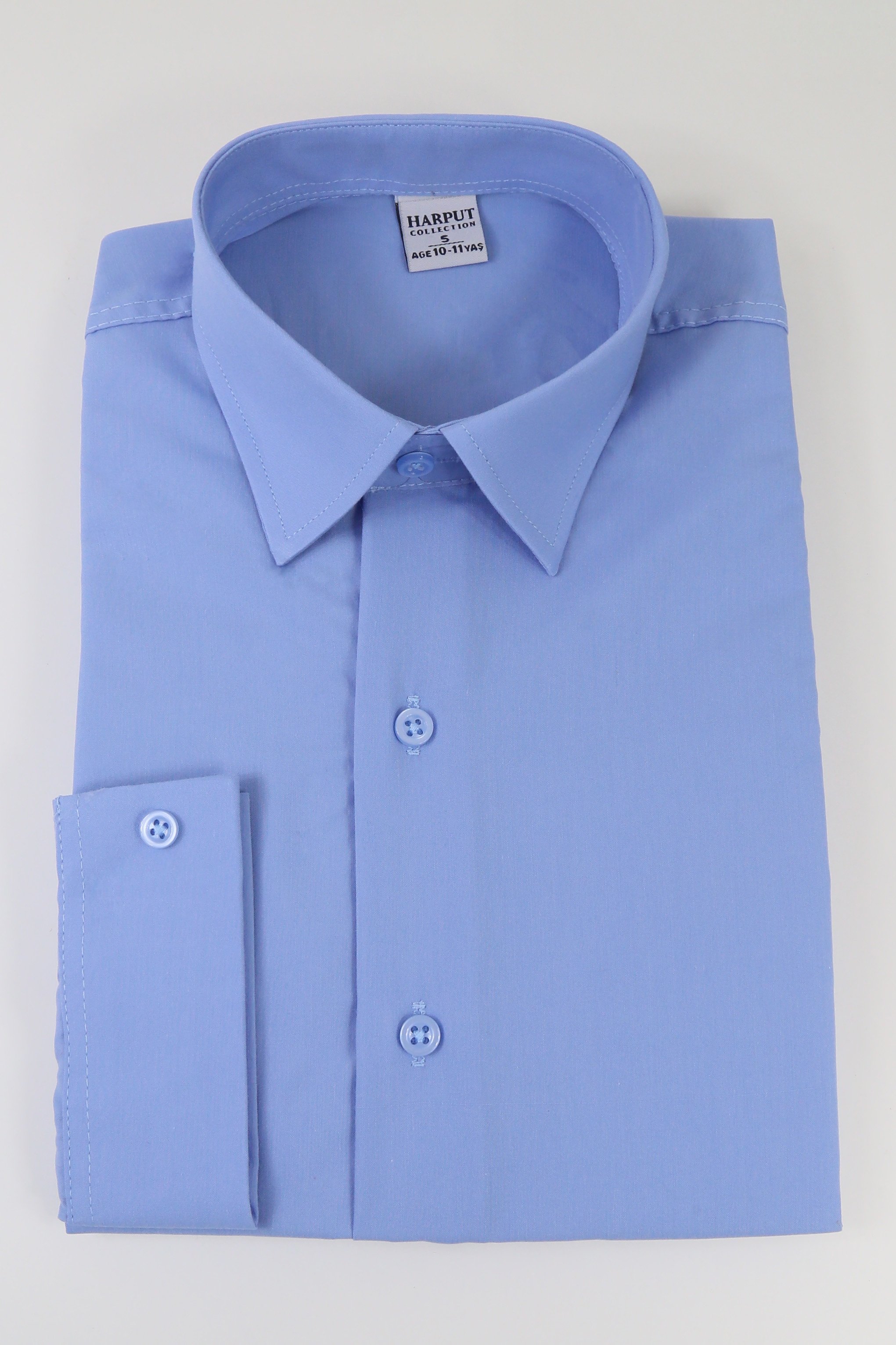 Chemise de Cérémonie à Col Classique pour Garçons - Harput - Bleu