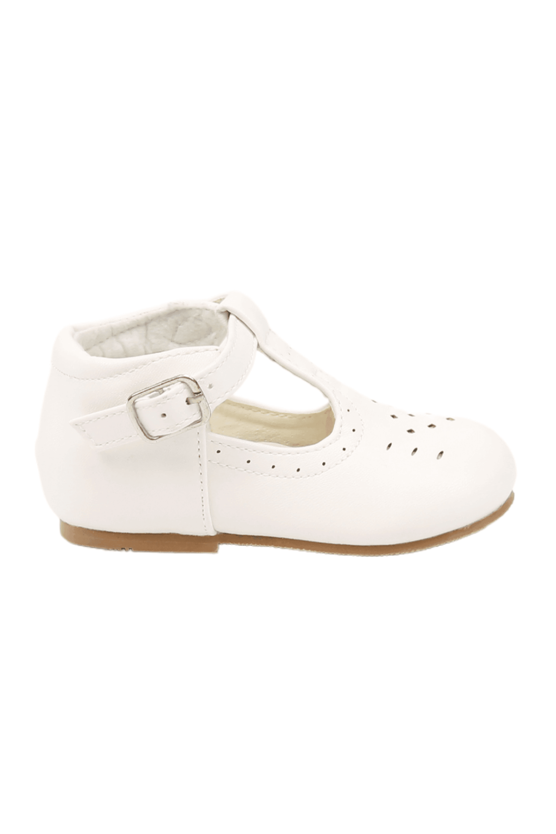 Kinder Unisex Mary Jane Schuhe mit Schnalle - AARON - Weiß