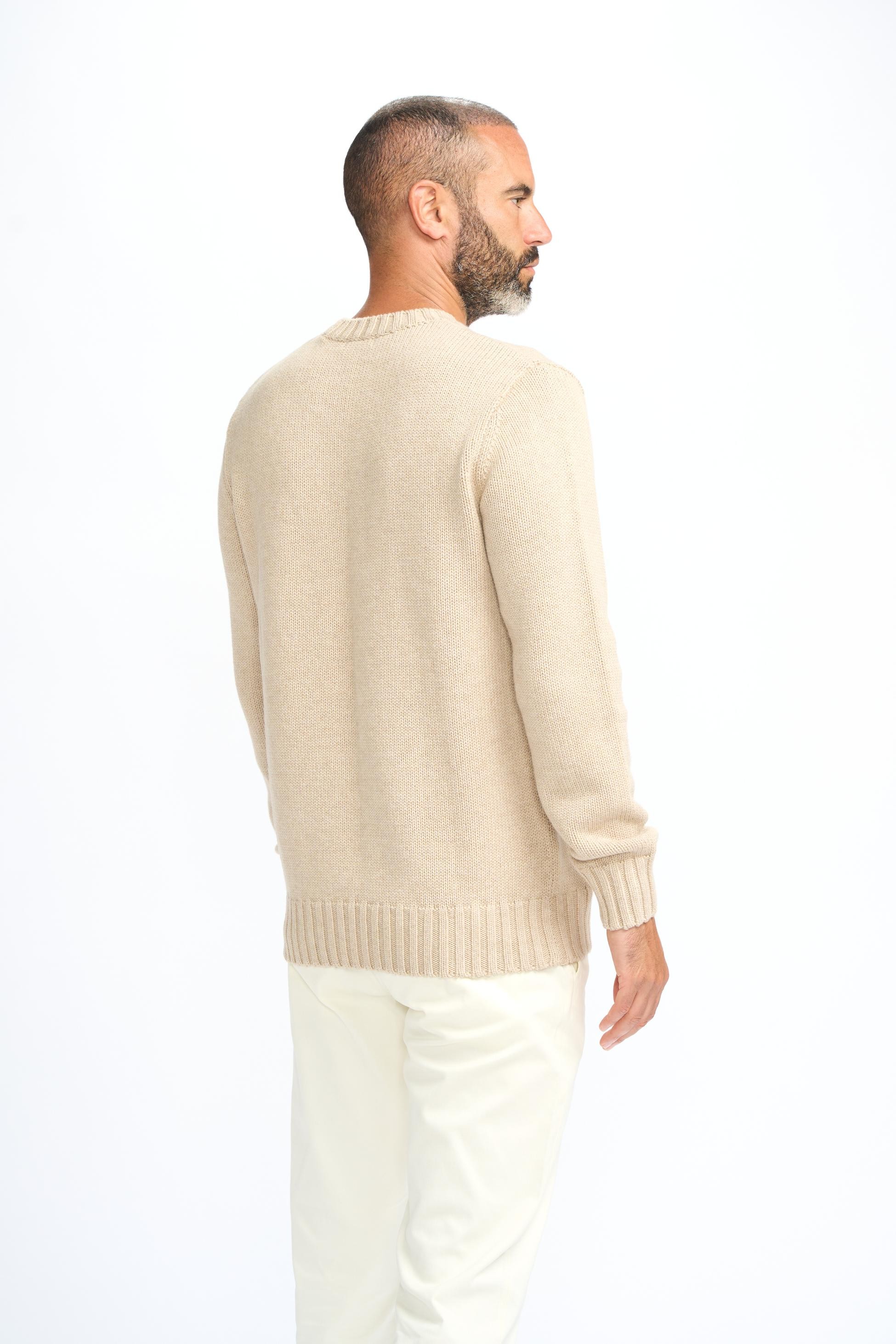 Herren Klassischer Strickpullover - FARREL - Fawn Brown