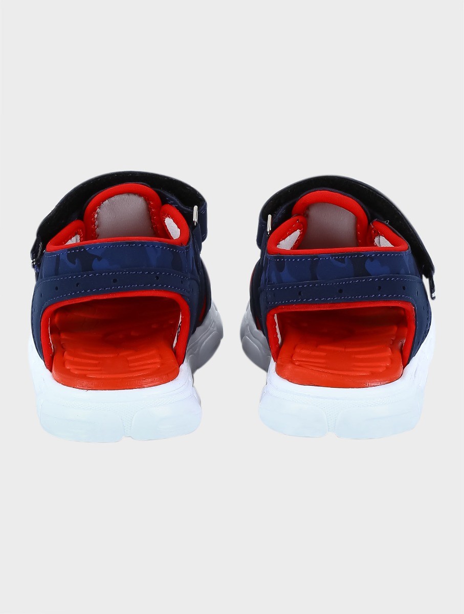 Baby Jungen Sandalen mit Klettverschluss - Navy blau