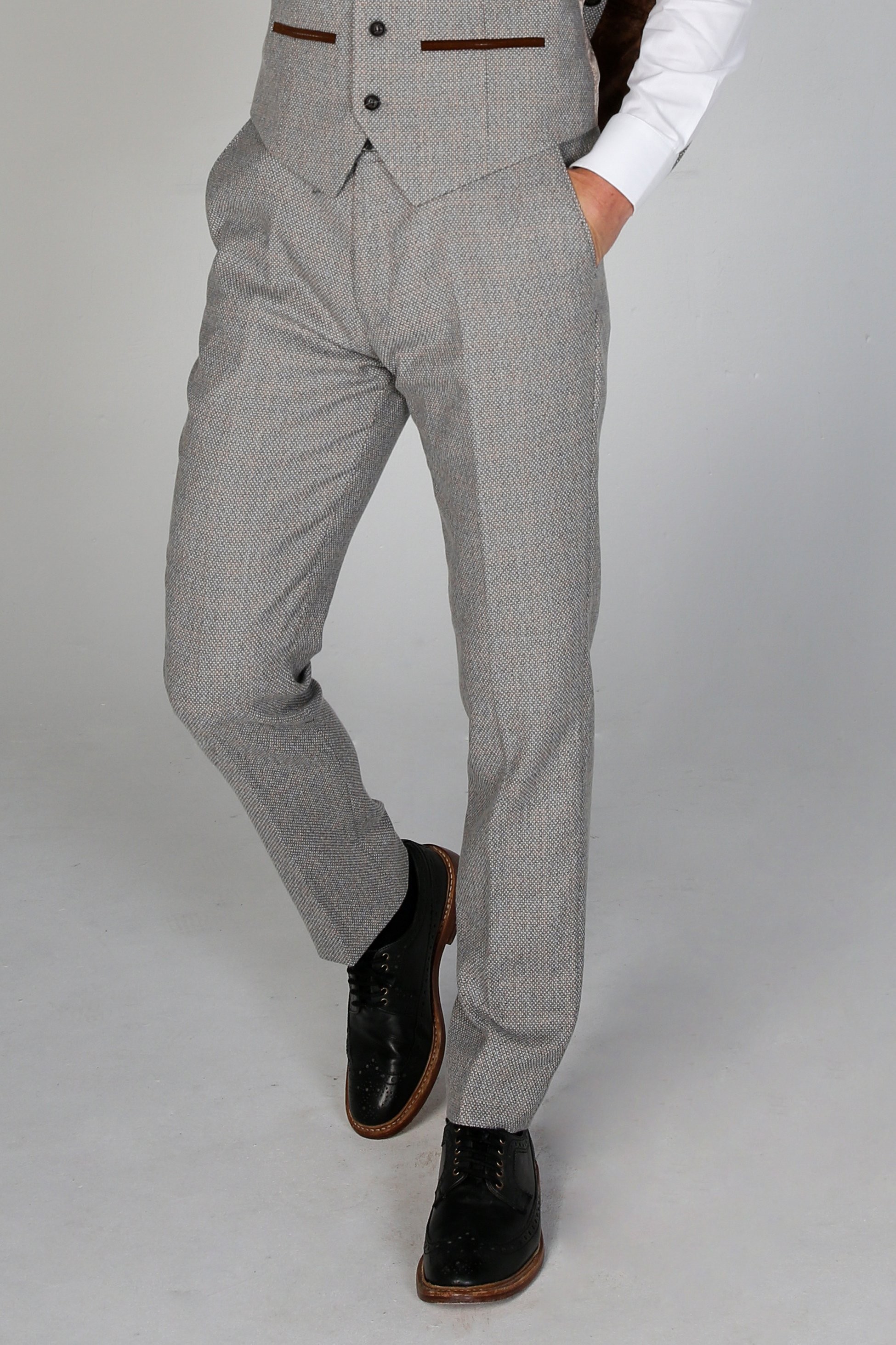 Men'S Tweed-like Formal Pants - RALPH