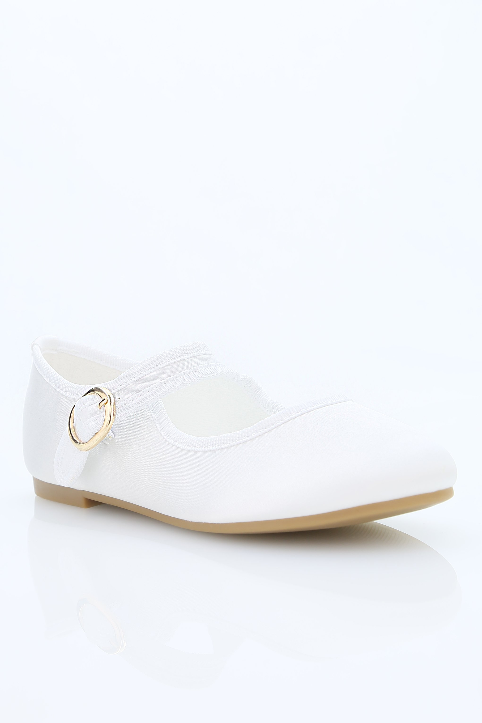 Girls' Communion Satin Mary Jane Shoes - HANA