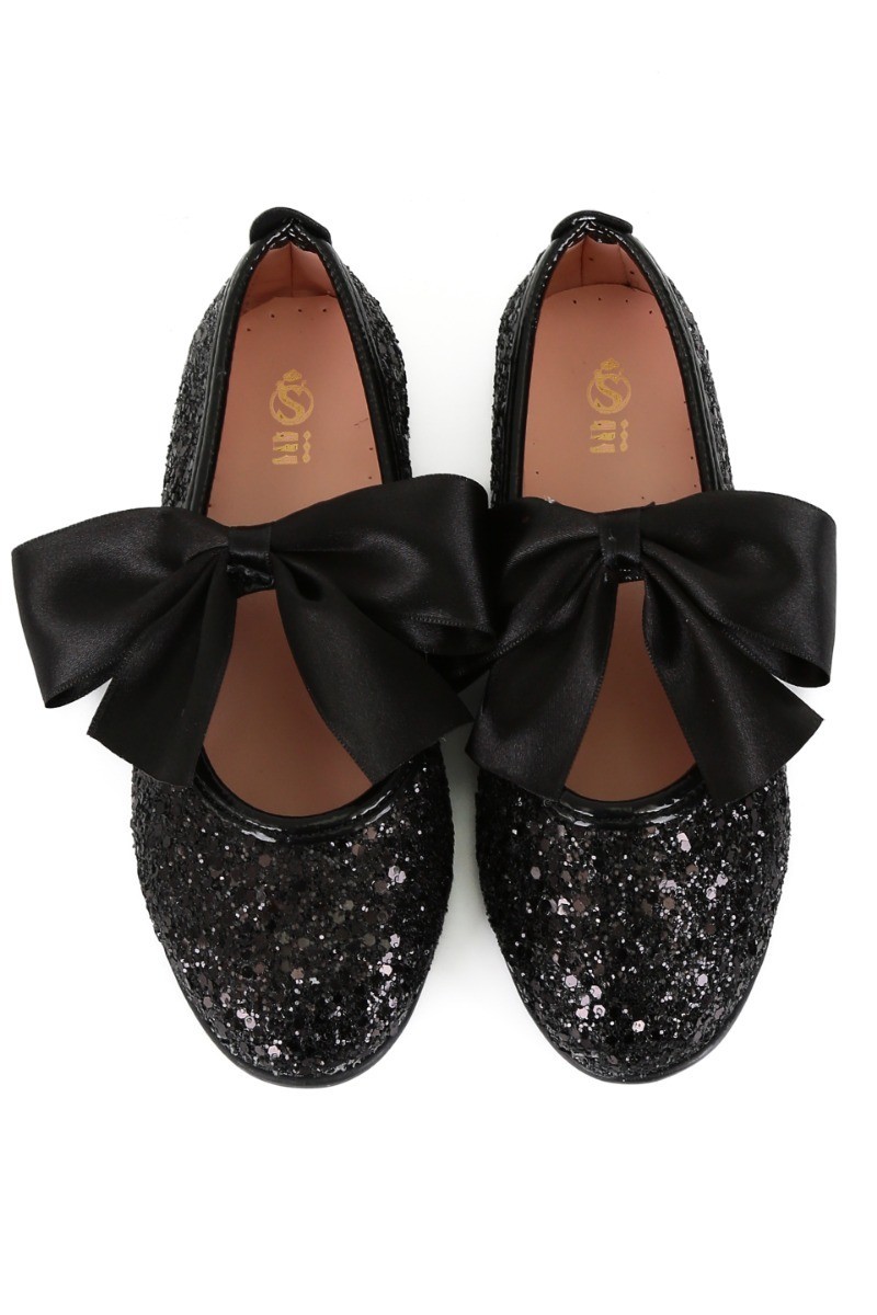 Girls Sequin Ballerina Flat Pumps - LOLA