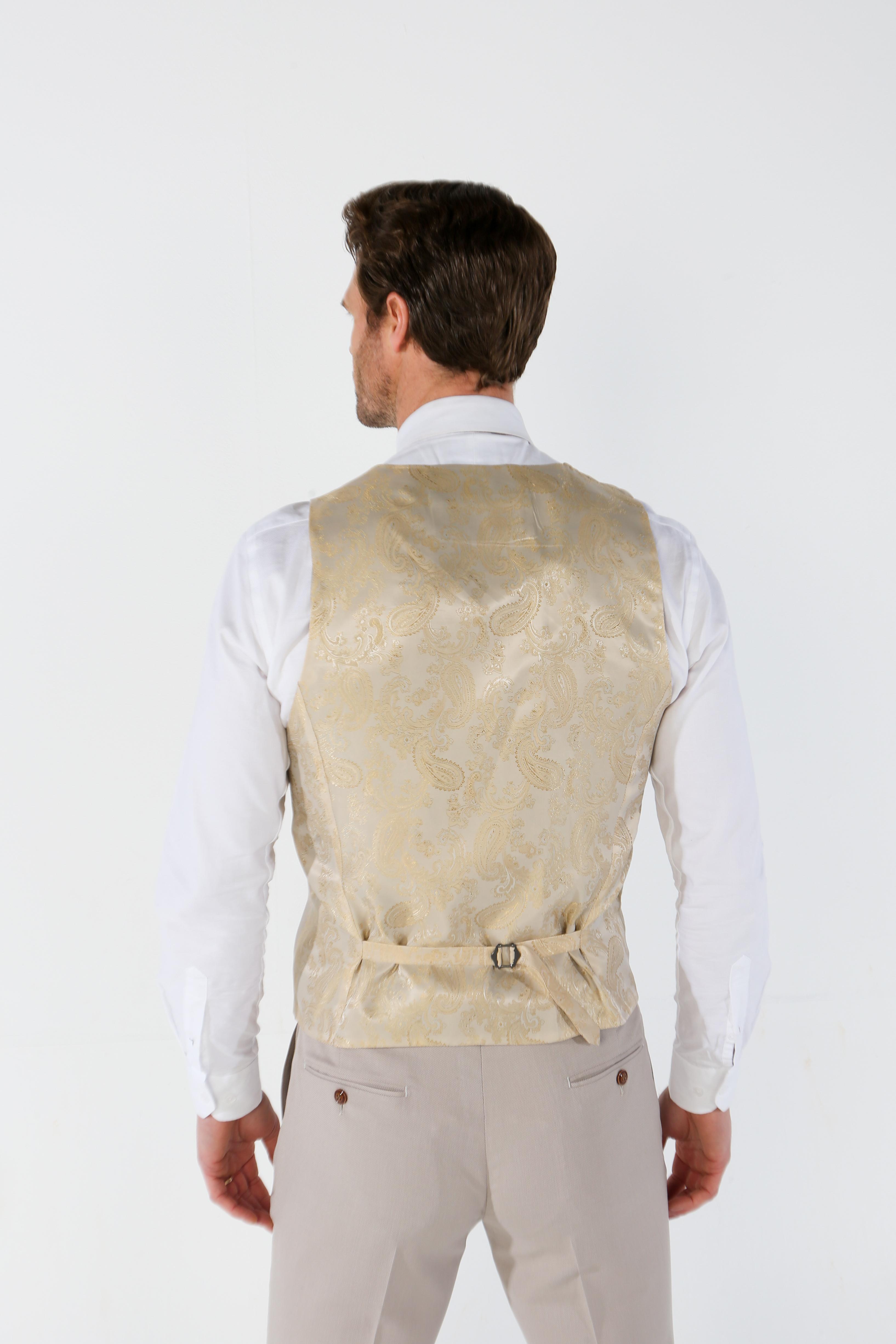 Men's Tailored Fit Single breasted Vest - MAYFAIR