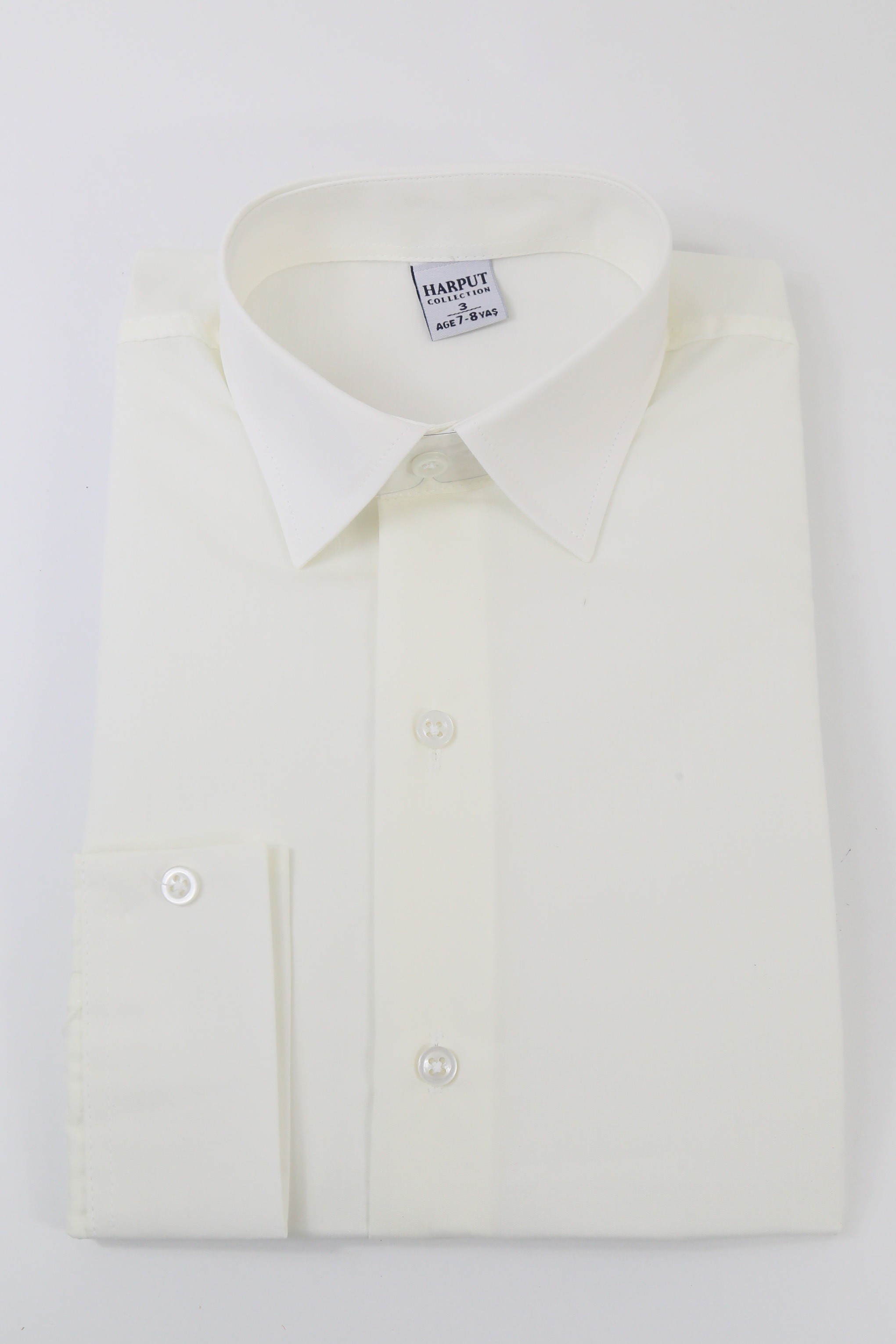 Chemise de Cérémonie à Col Classique pour Garçons - Harput - Crème - ivoire