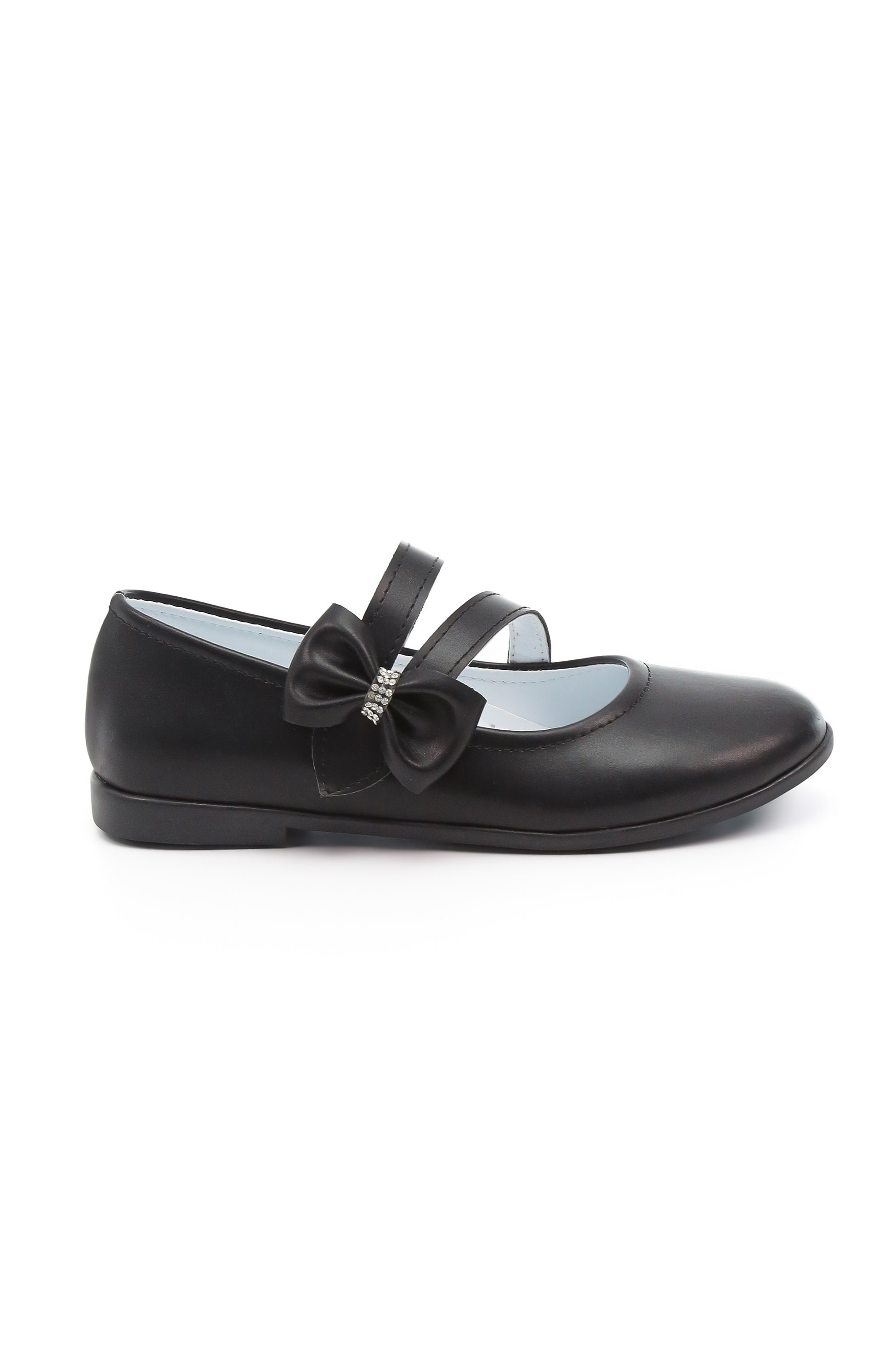 Girls Mary Jane Bow Flat Dress Shoes -MAYA