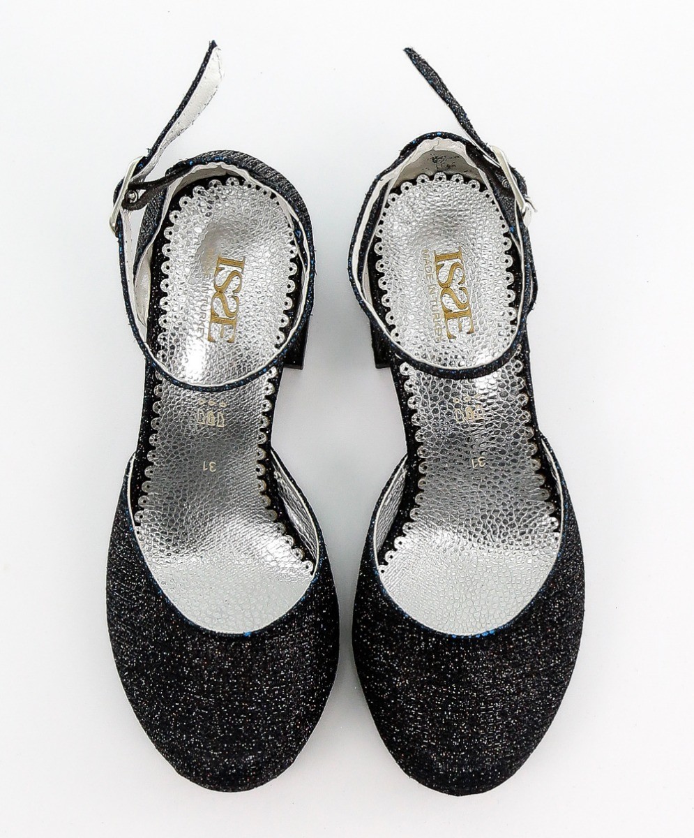 Women's Glitter D'orsay High Heels Cross Ankle Strap - Temu