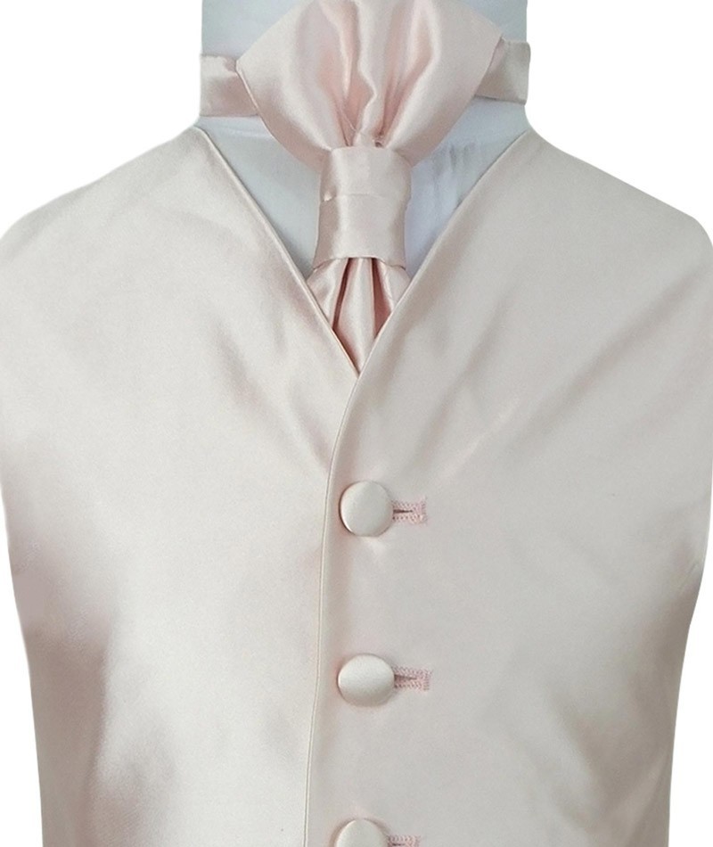 Boys Satin Vest & Adjustable Cravat Set