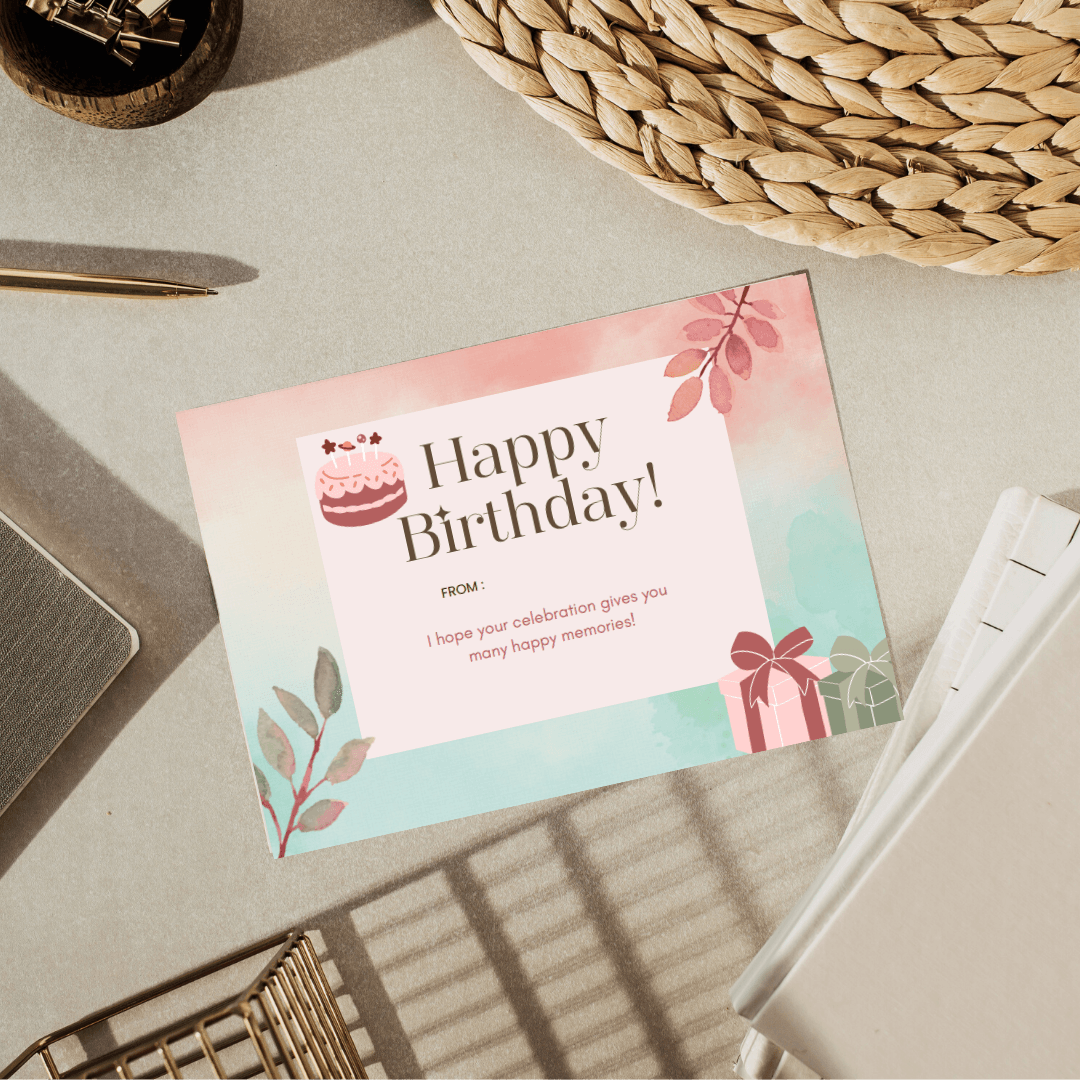 Birthday Greeting Card Design