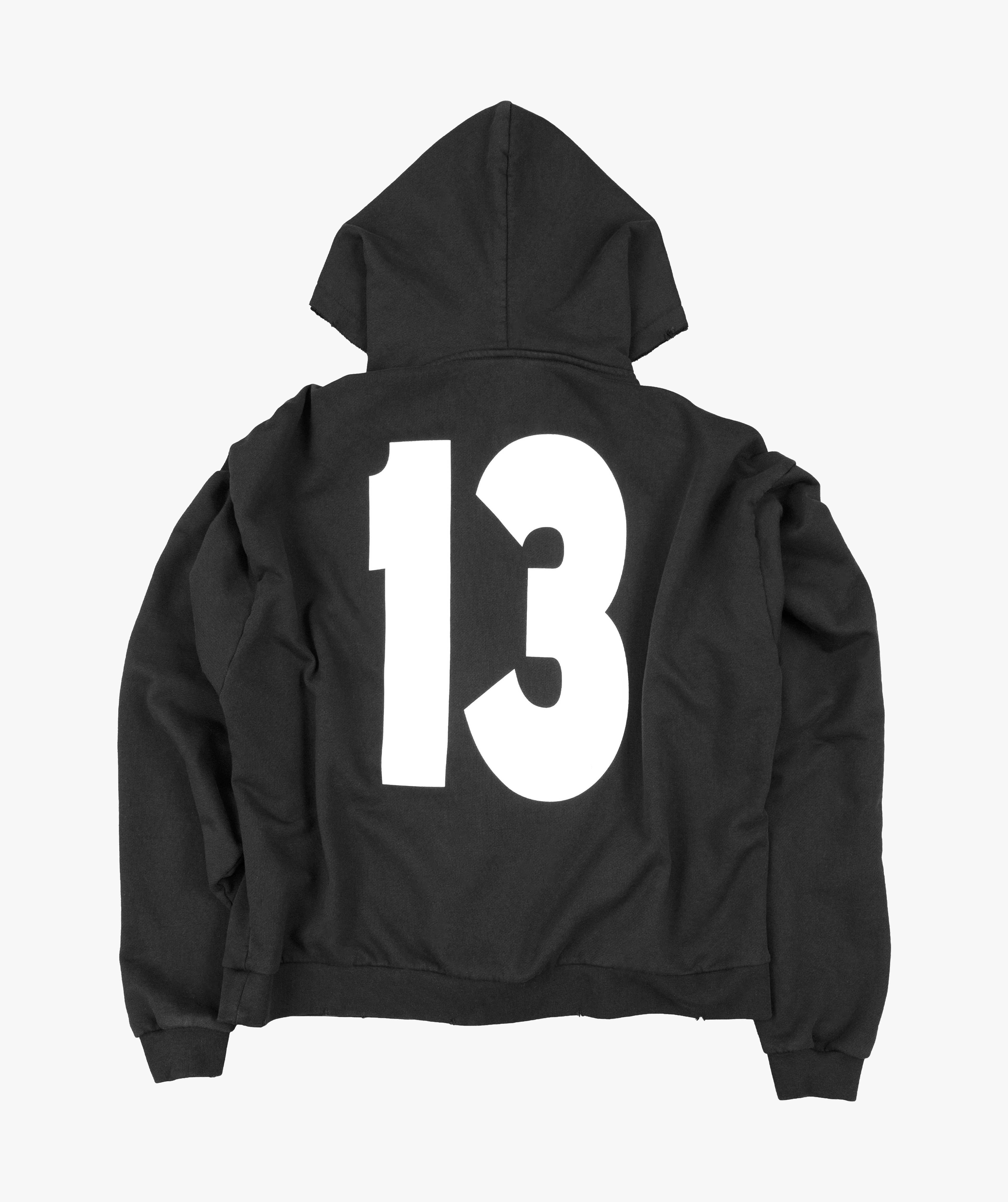 13 Rules Destroyed Zip Hoodie 