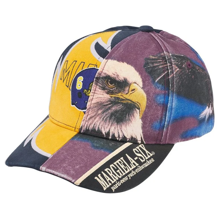 帽子 Maison Margiela x Supreme 6-Panel Cap Supreme x MM6 Maison Margiela Split 6-Panel Cap