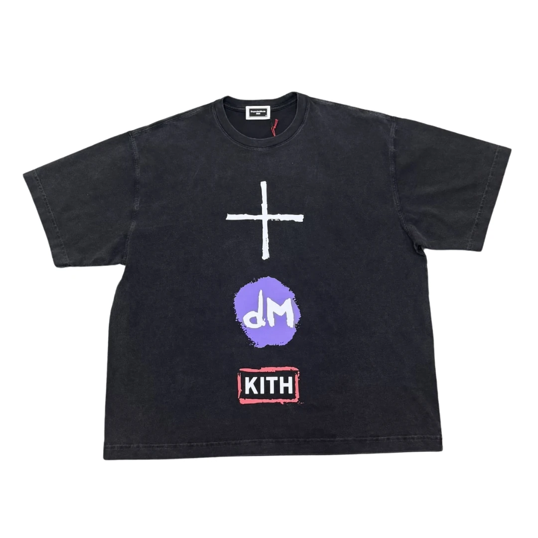 Kith x Back to the Future DeLorean Front Back Vintage Tee