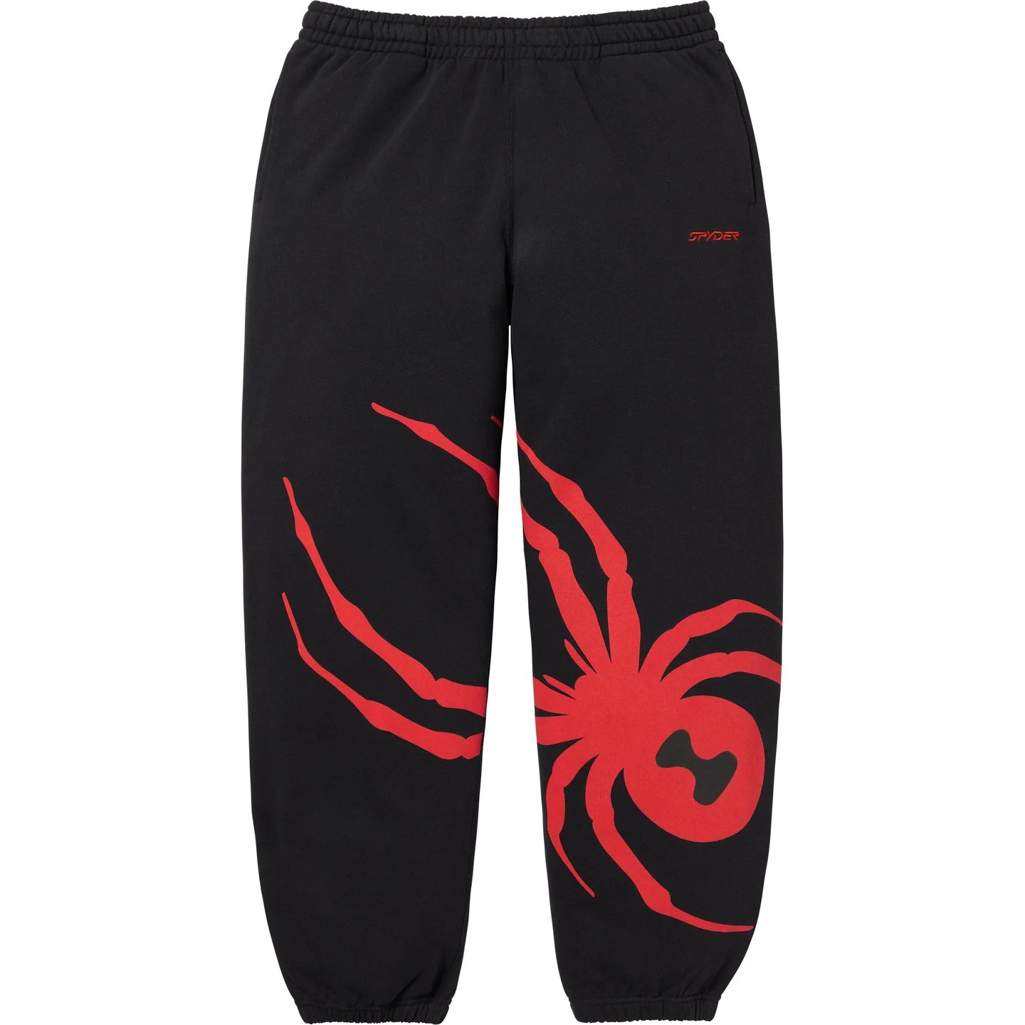 Supreme x Spyder Black Sweatpants 