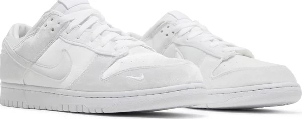 Dover Street Market X Dunk Low White Velvet