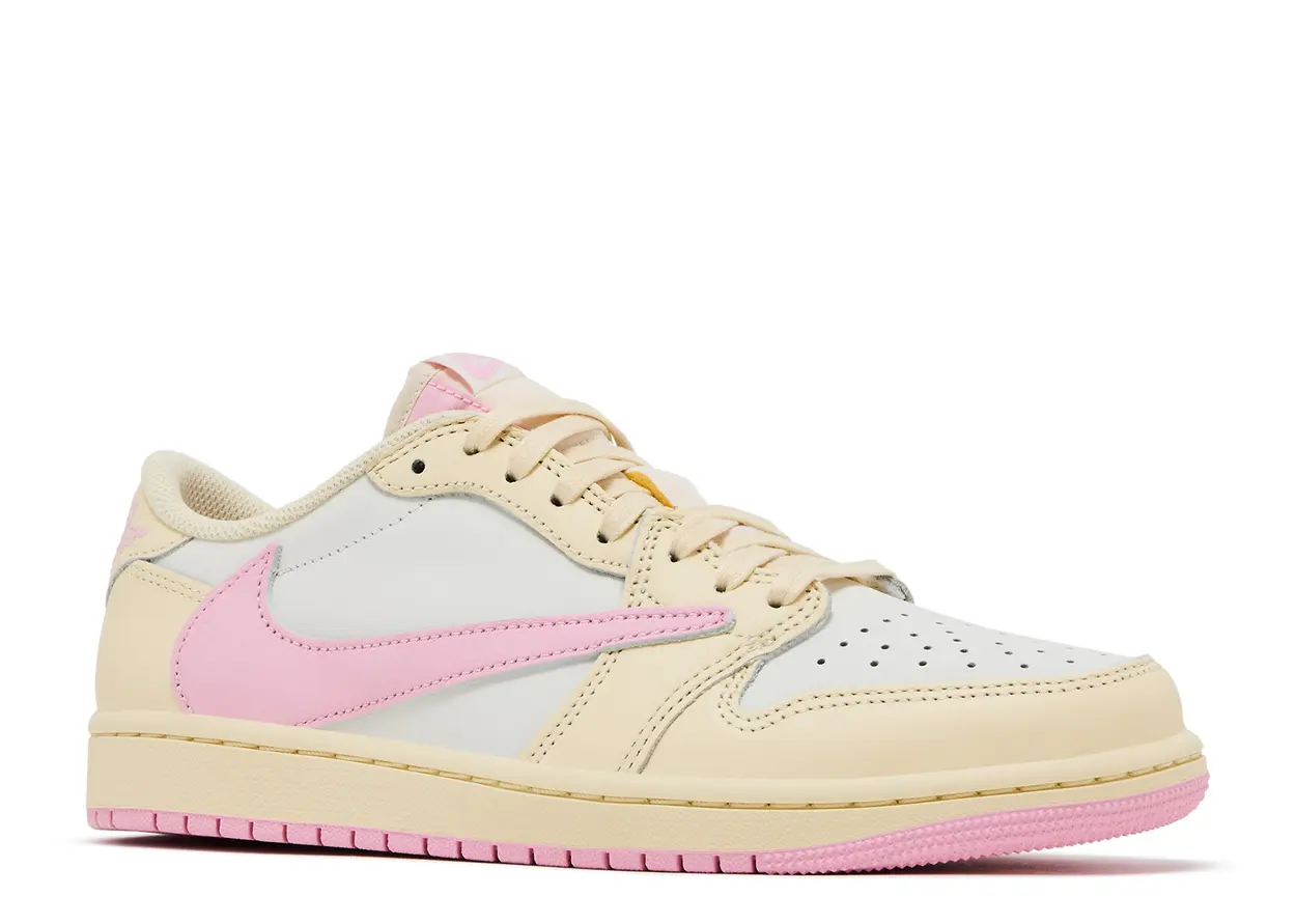 Travis Scott X Jordan 1 Retro Low OG Muslin Pink