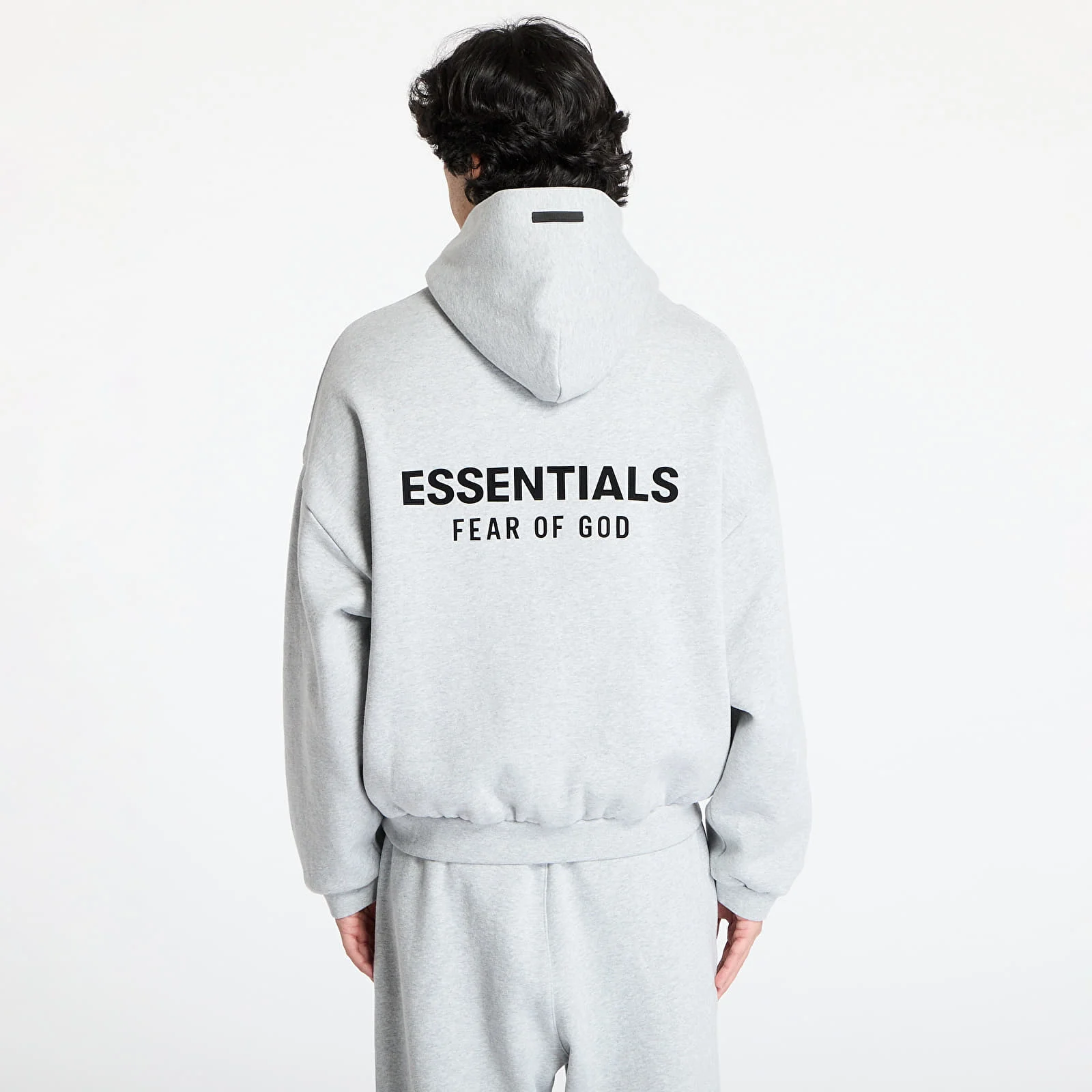 Fear of God Essentials Fleece Hoodie II 'Light Heather Grey'
