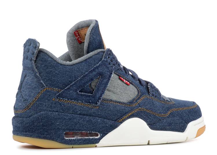 Jordan 4 Retro Levi's Denim (Tag with Levi's Logo)