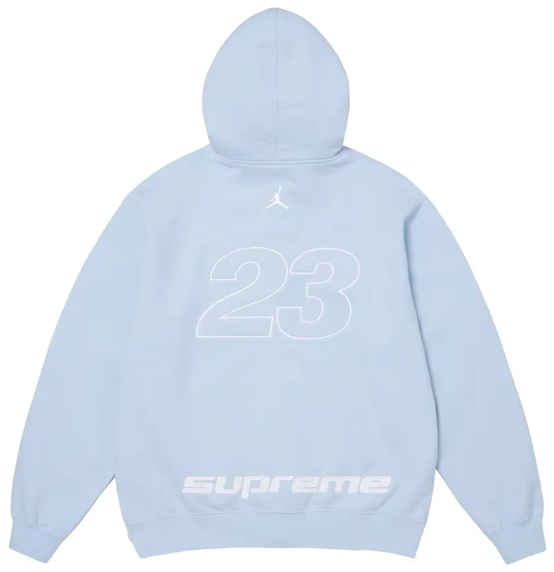 M*S様 Supreme Jordan Zip Up Hooded Sweats Supreme x Jordan Zip Up Hooded Sweatshirt 'Light Blue'