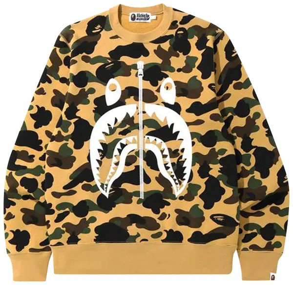 BAPE 1st Camo Shark Crewneck
