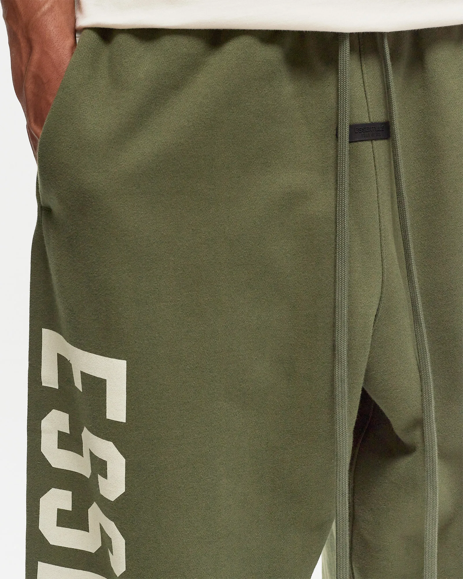 Fear of God Essentials Fleece Relaxed Sweatpant 'Military'
