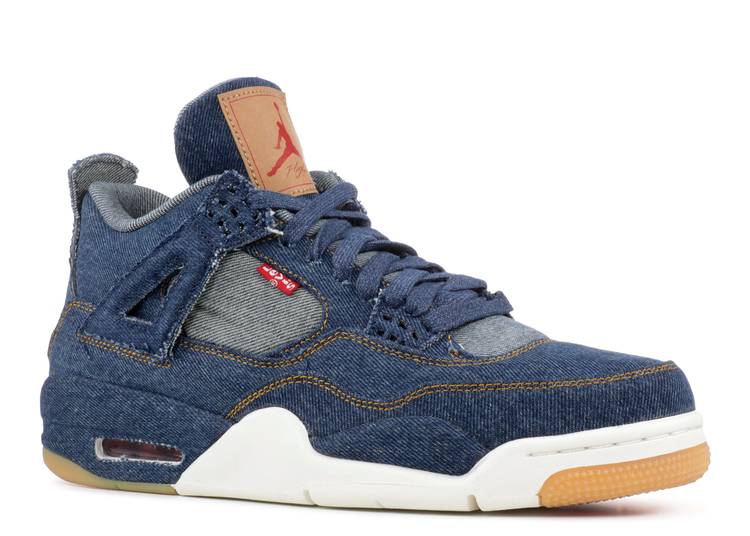 Jordan 4 Retro Levi's Denim (Tag with Levi's Logo)