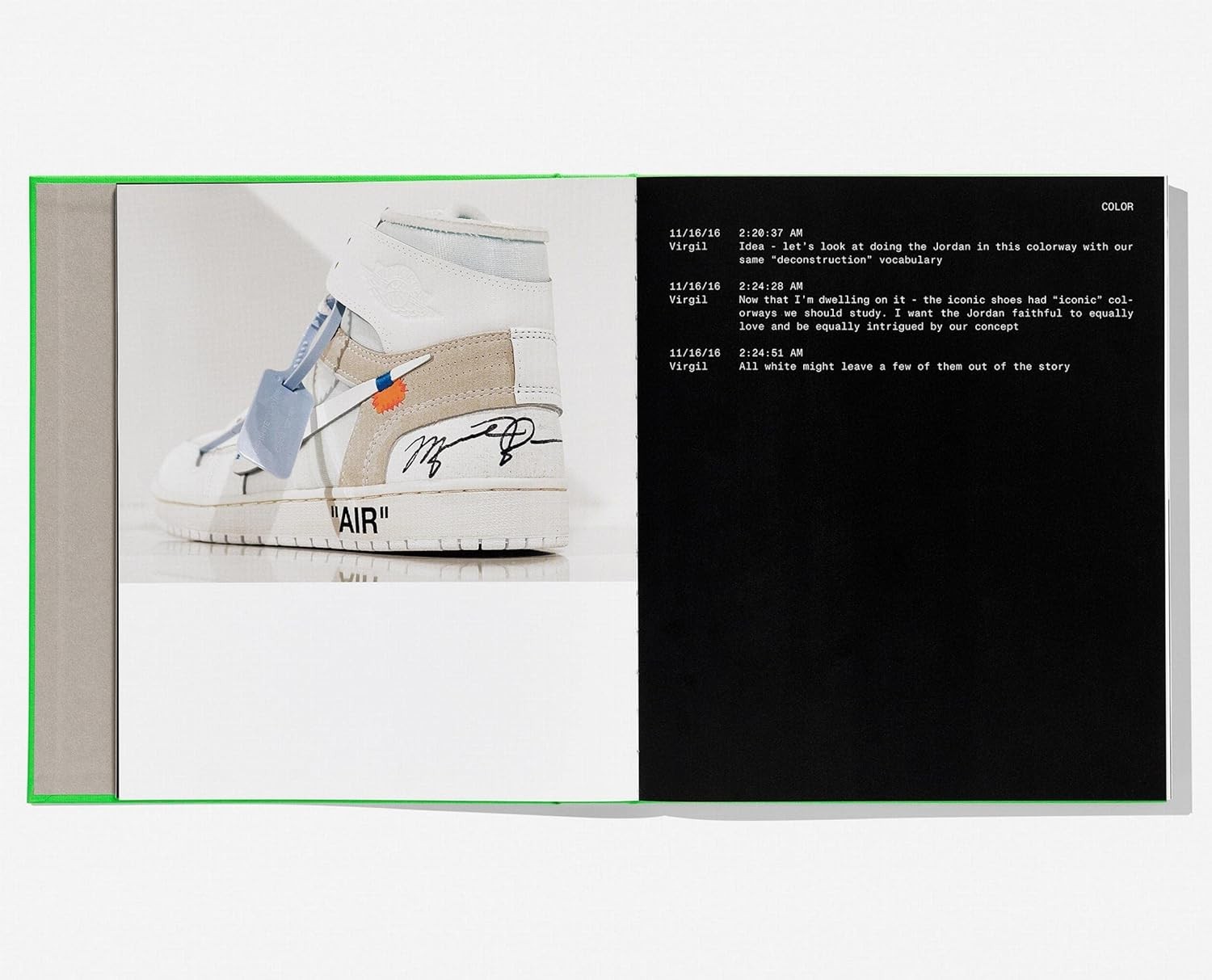 Virgil Abloh. Nike. ICONS book