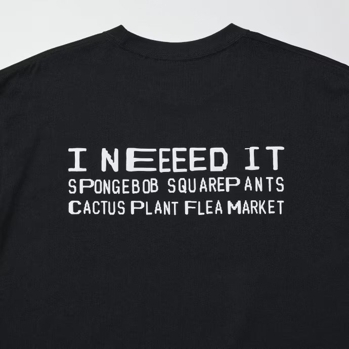 SpongeBob SquarePants Cactus Plant Flea Market UT Graphic T-Shirt