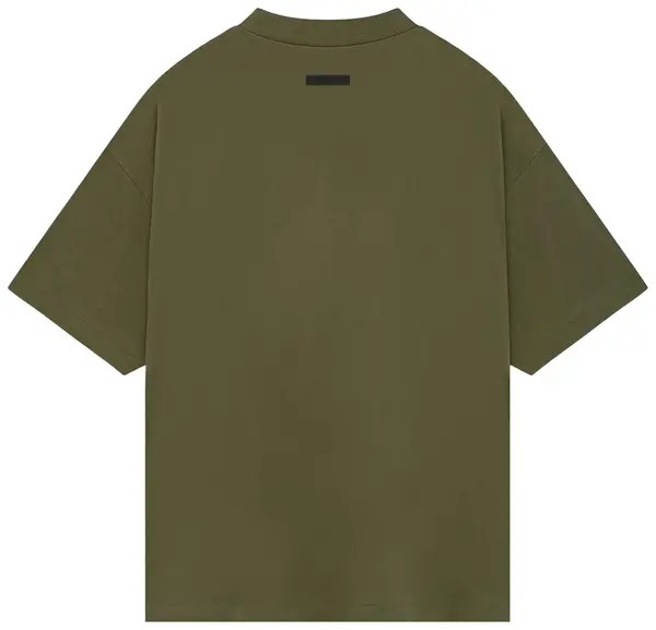 Fear Of God ESSENTIALS Jersey Crewneck Tee 'Military'