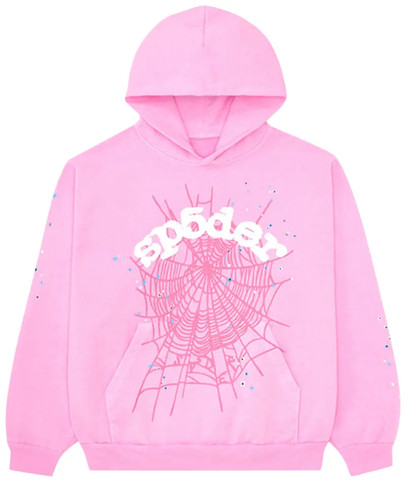 Sp5der OG Web Hoodie 'Pink'